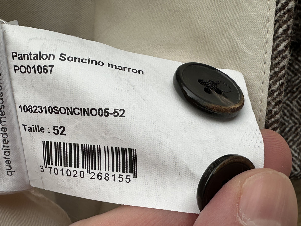 Pantalon Soncino marron