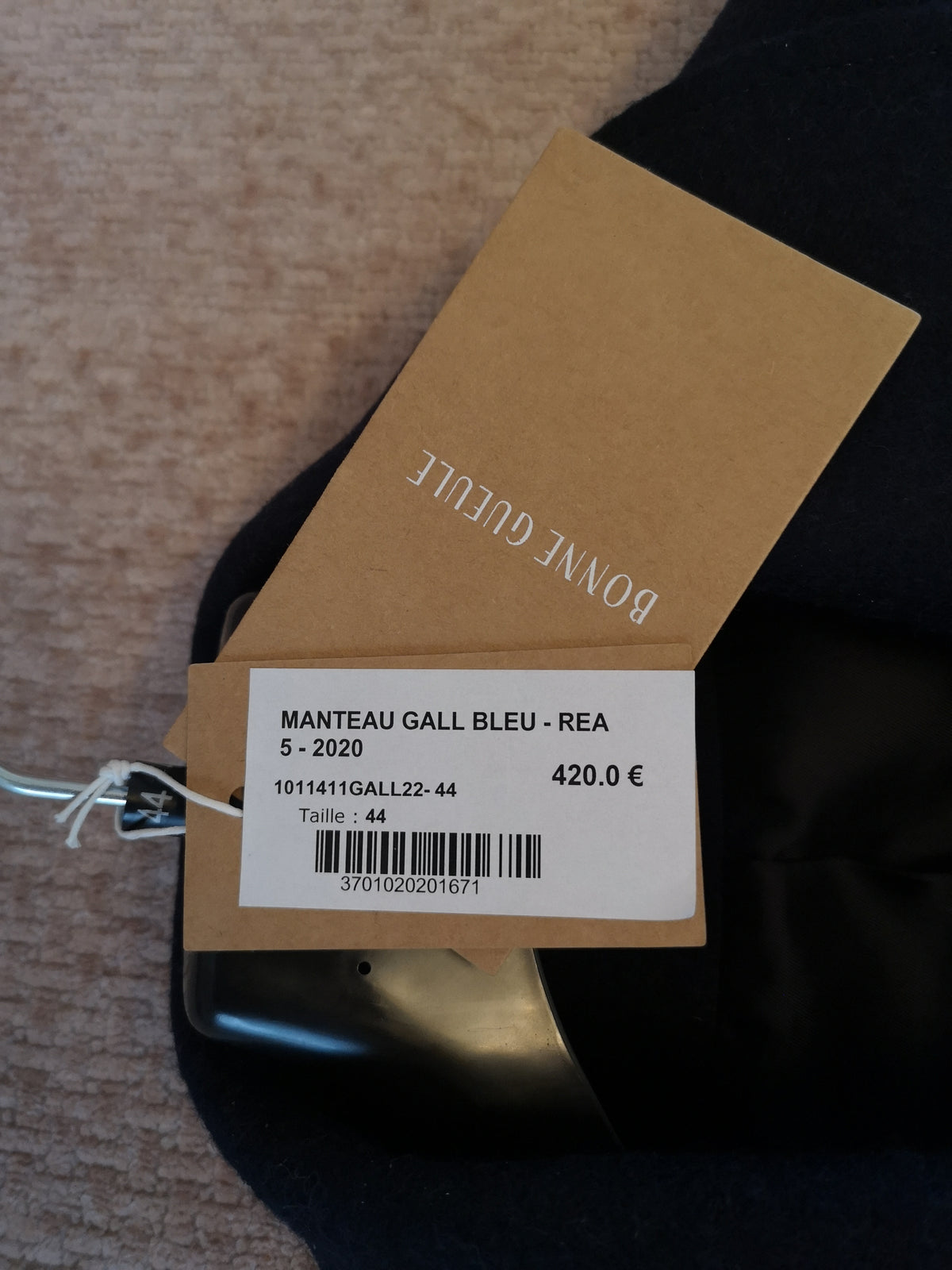 Manteau Gall bleu