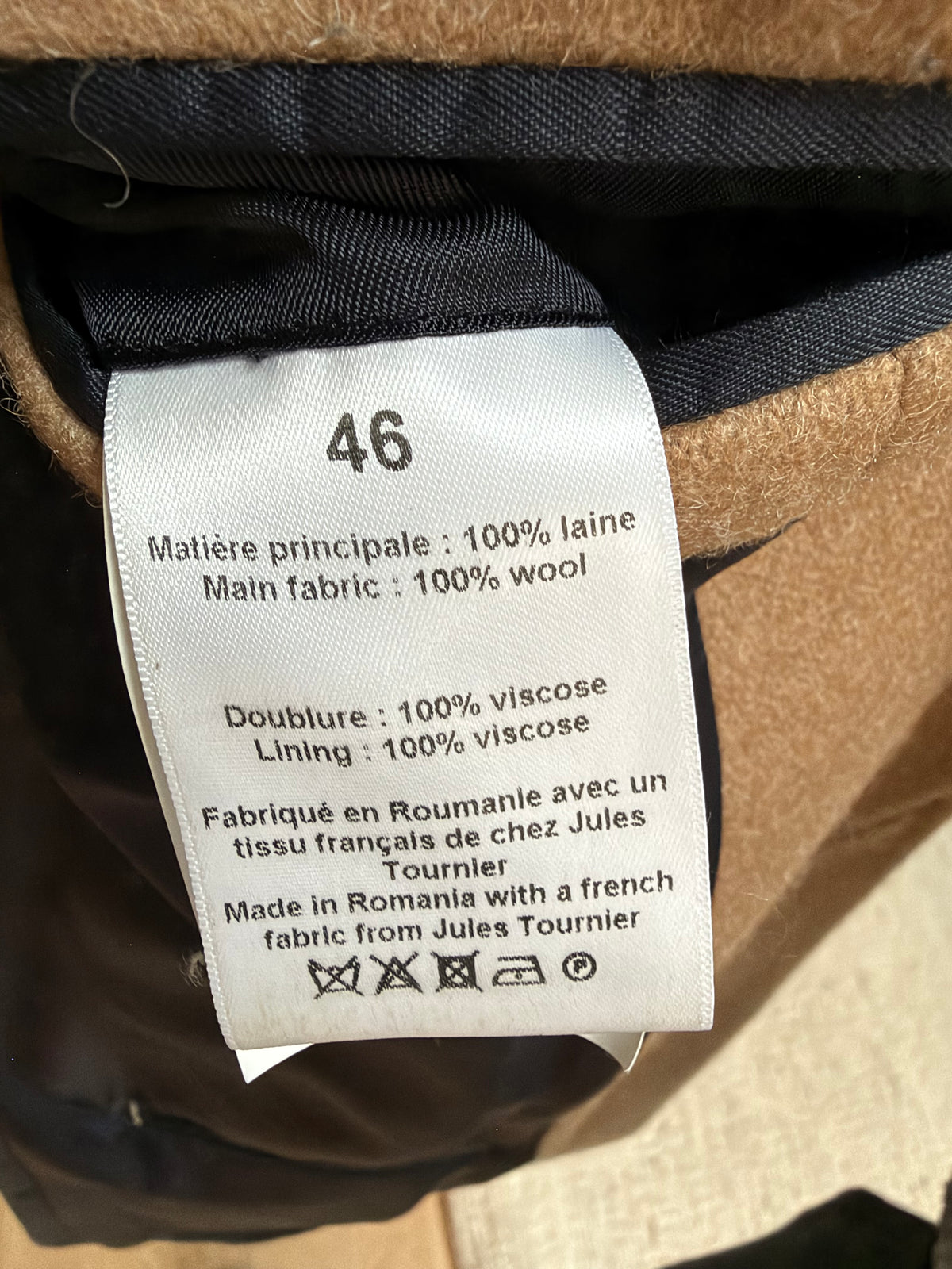 Manteau Isaac camel
