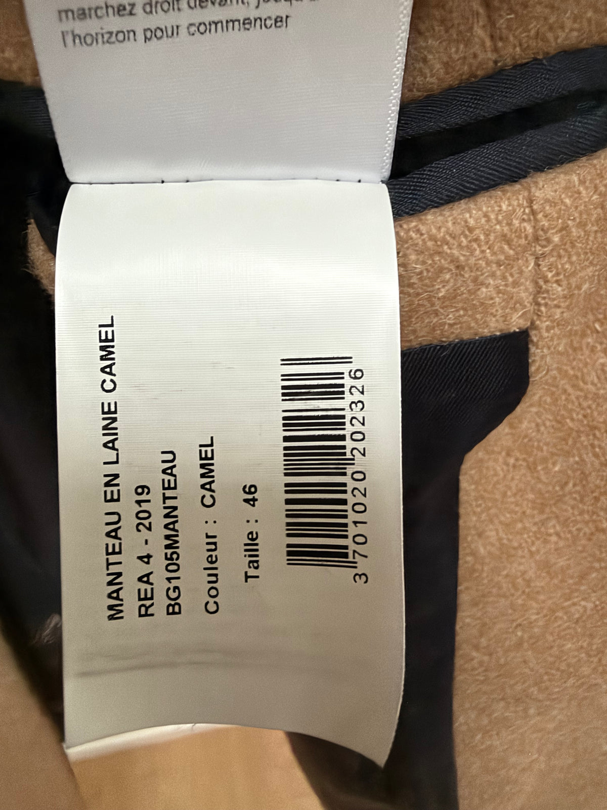 Manteau Isaac camel