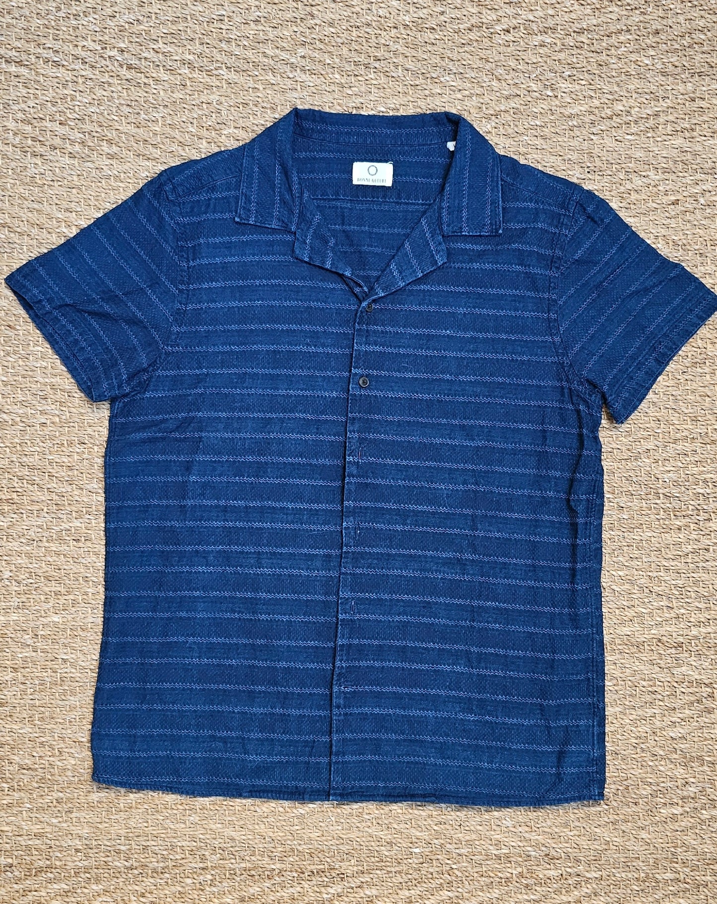 Chemisette Bleue tissu Maruwa