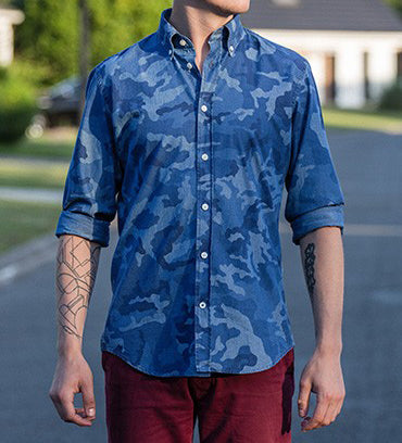 Chemise Fred bleu