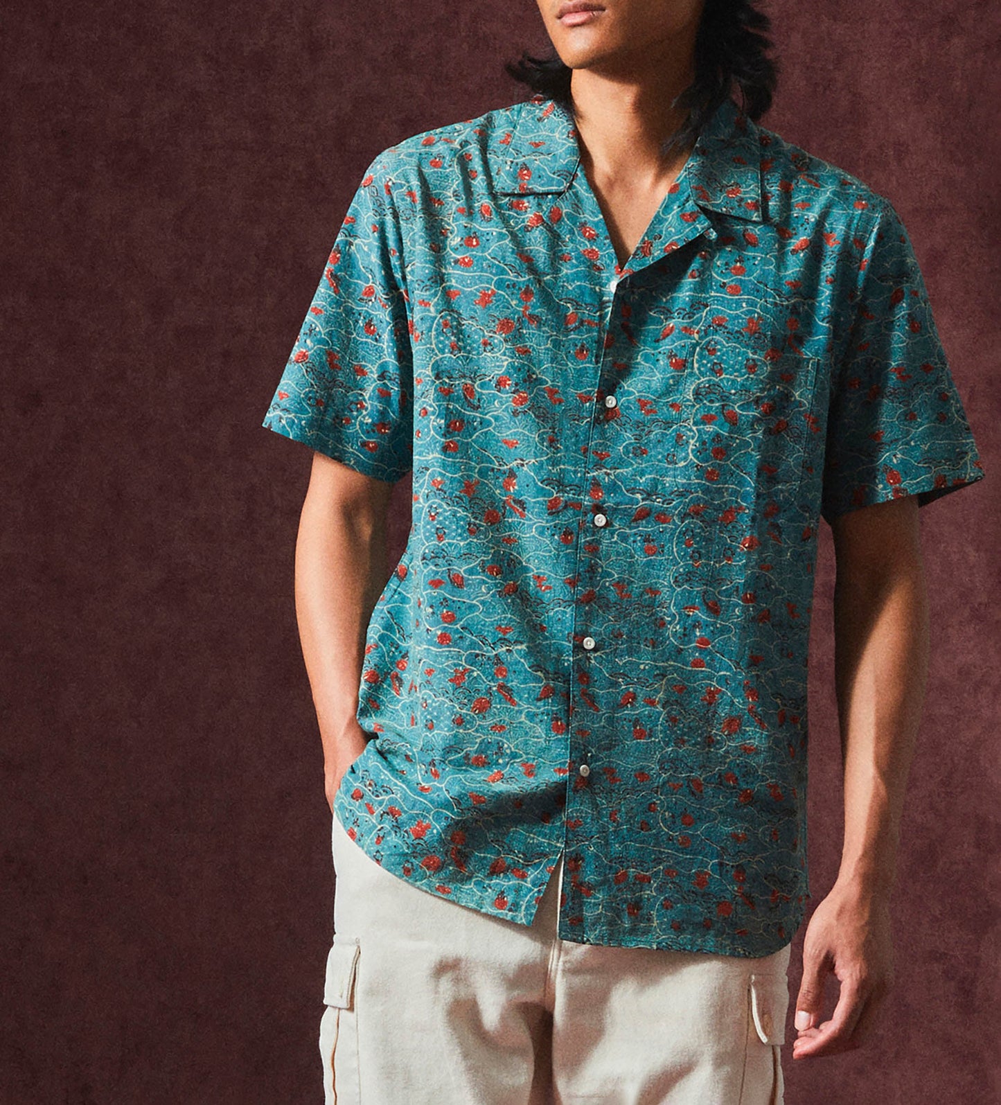 Chemisette Lamar indigo