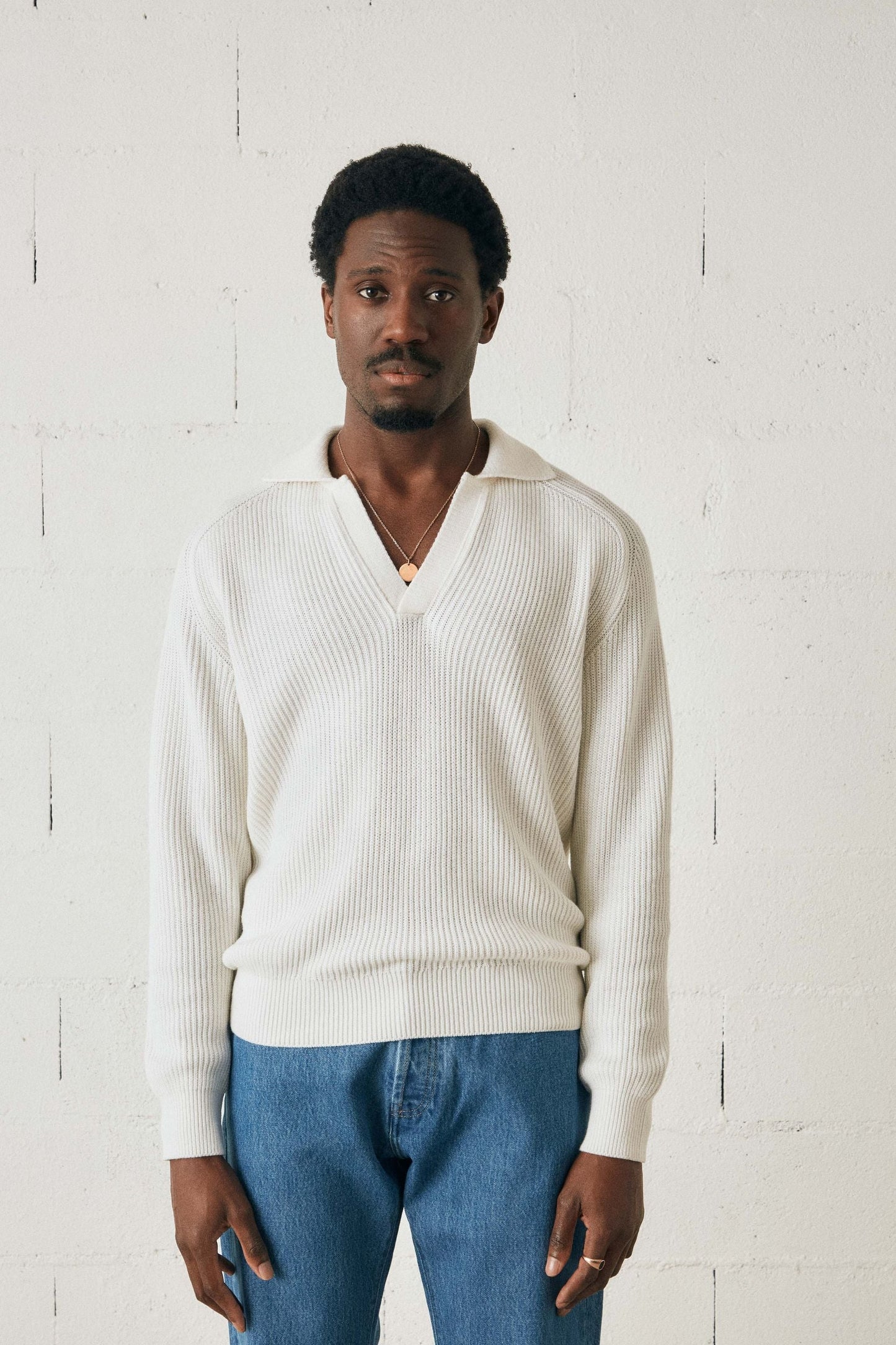 Pull Arezzo blanc
