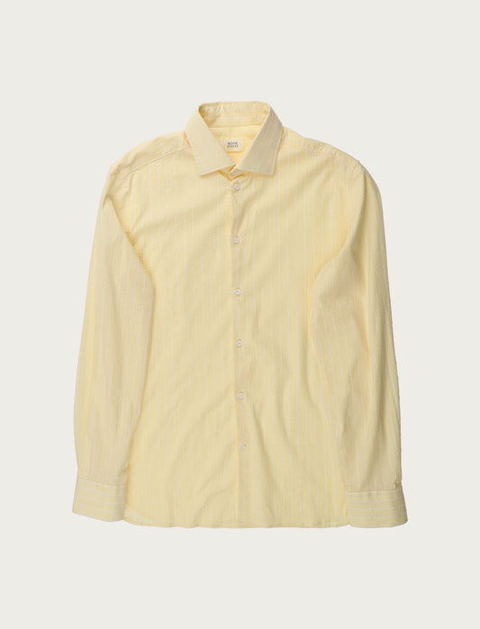 Chemise Volpaia jaune rayée