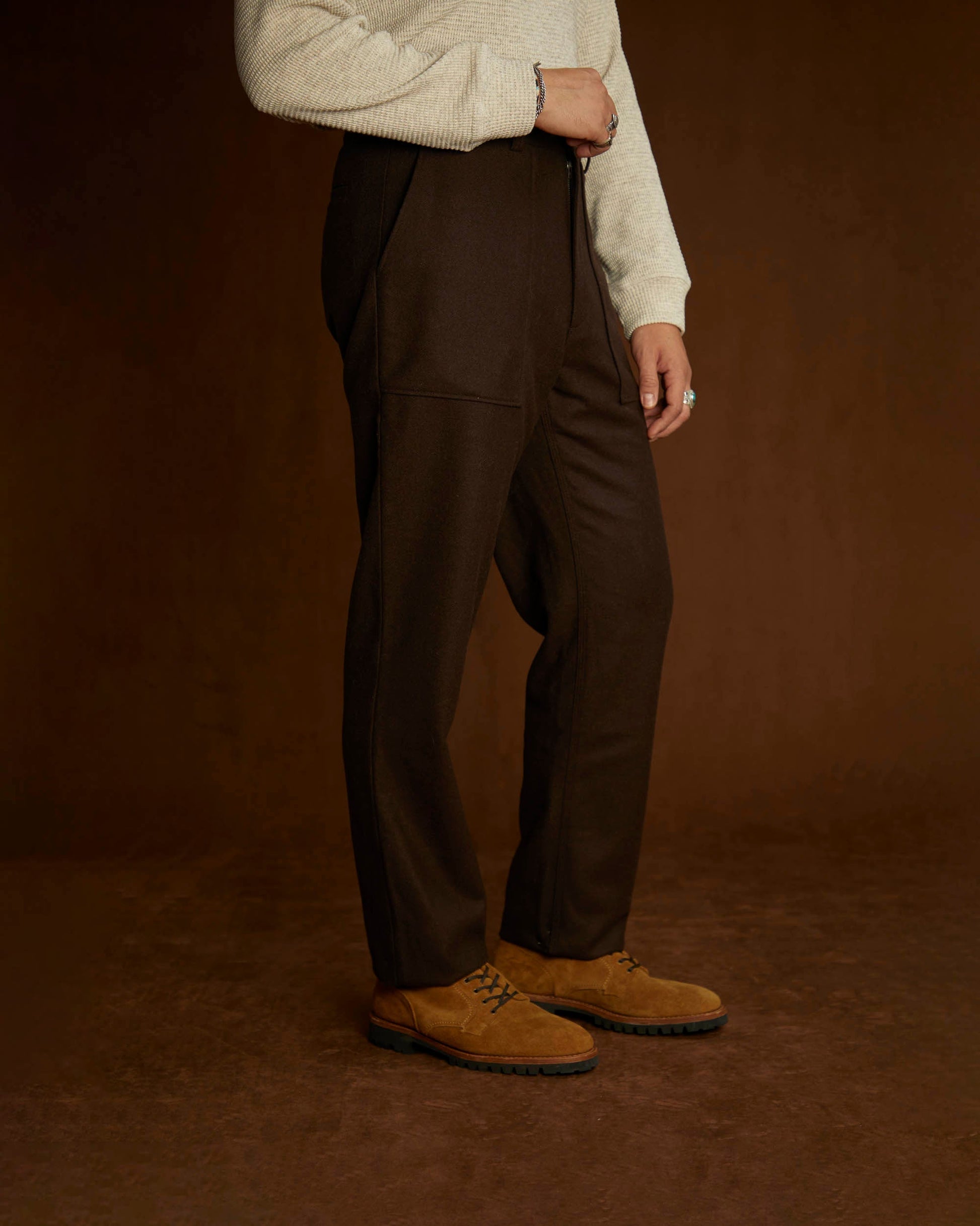 Pantalon Shelby marron