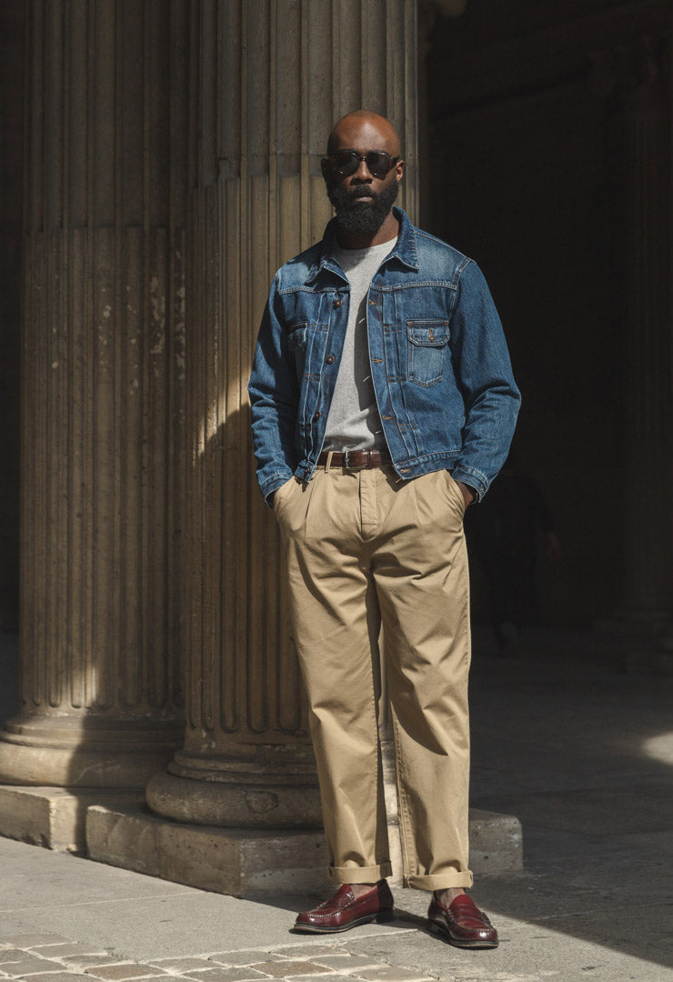 Veste Ibara indigo