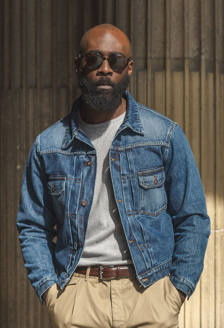 Veste Ibara indigo