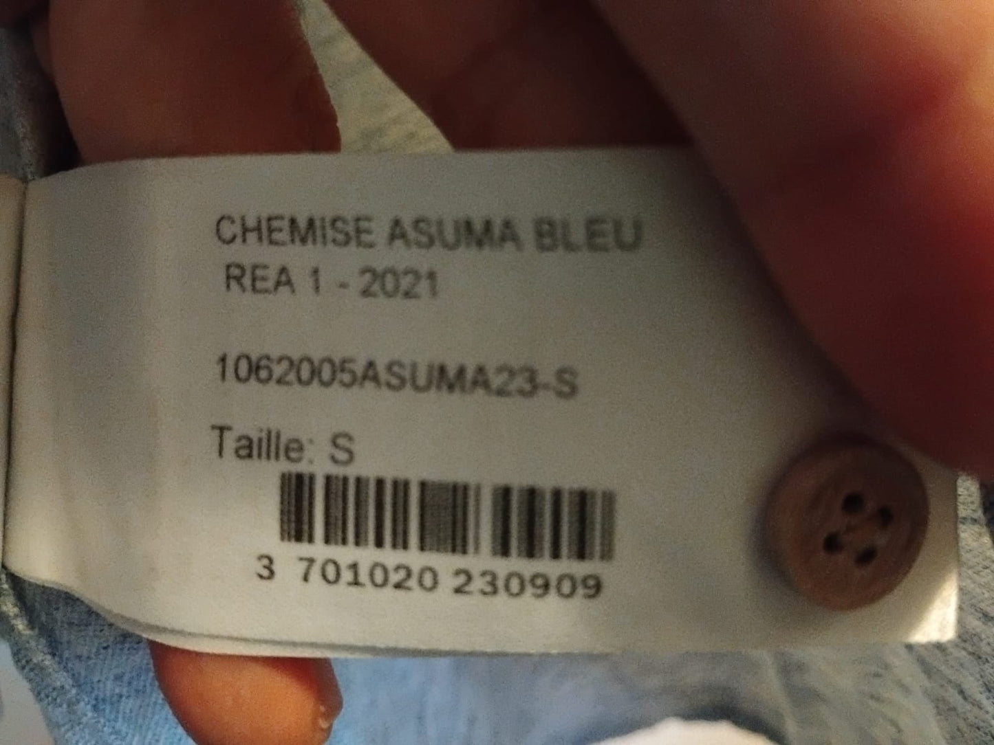 Chemise Asuma bleu