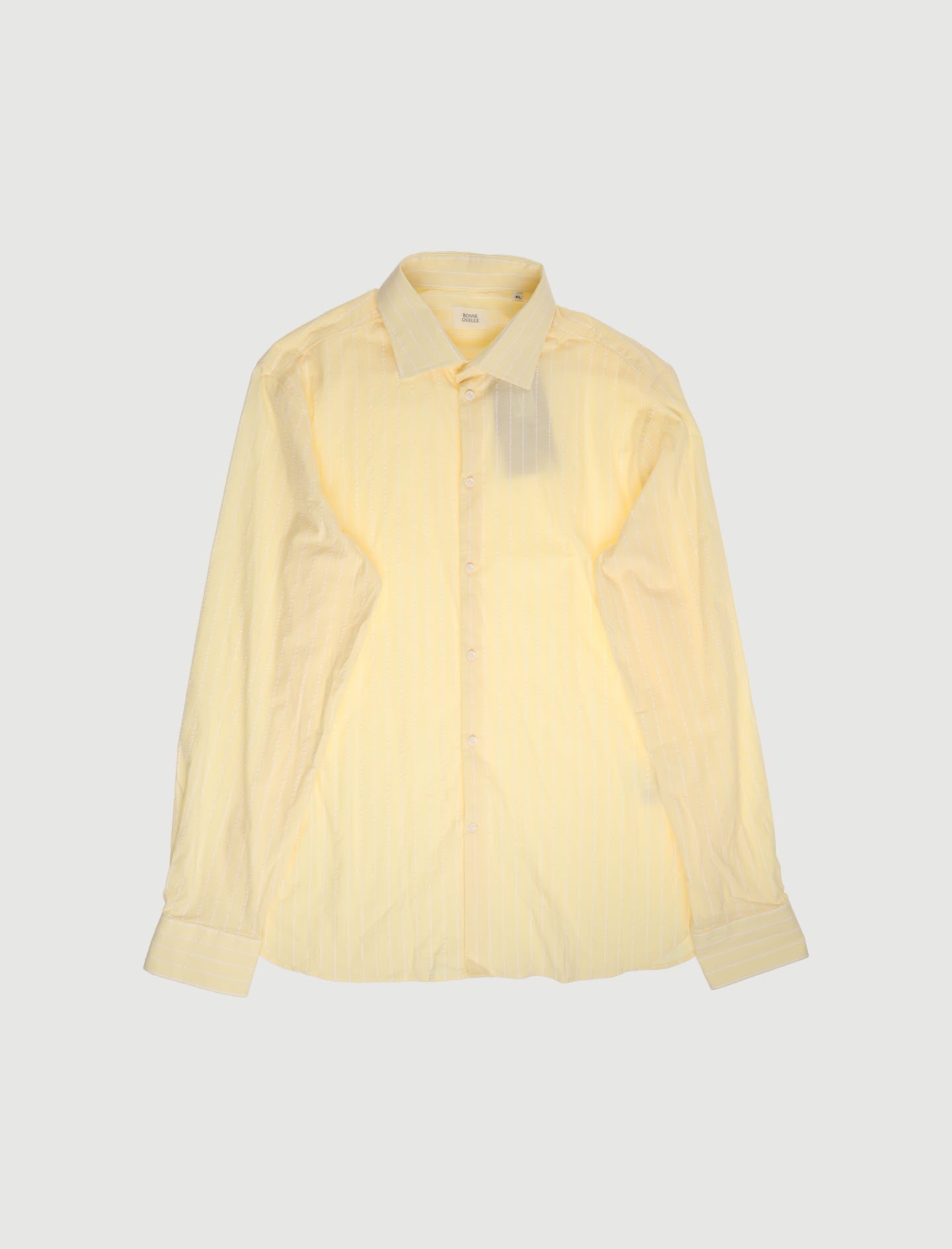 Chemise Volpaia jaune rayée