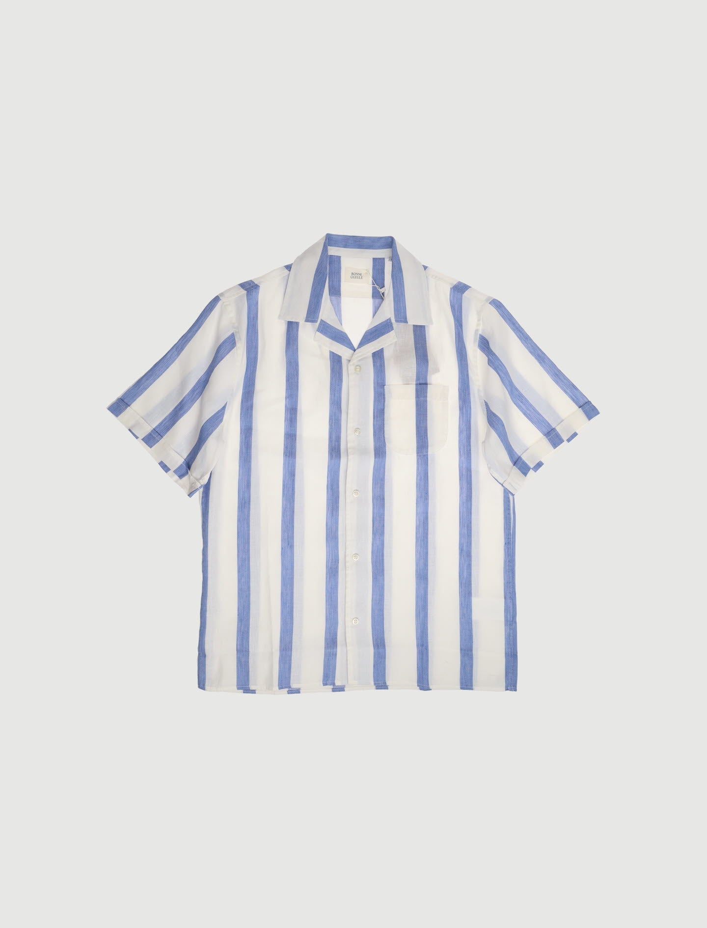 CHEMISE BIDART BLEU-BLANC
