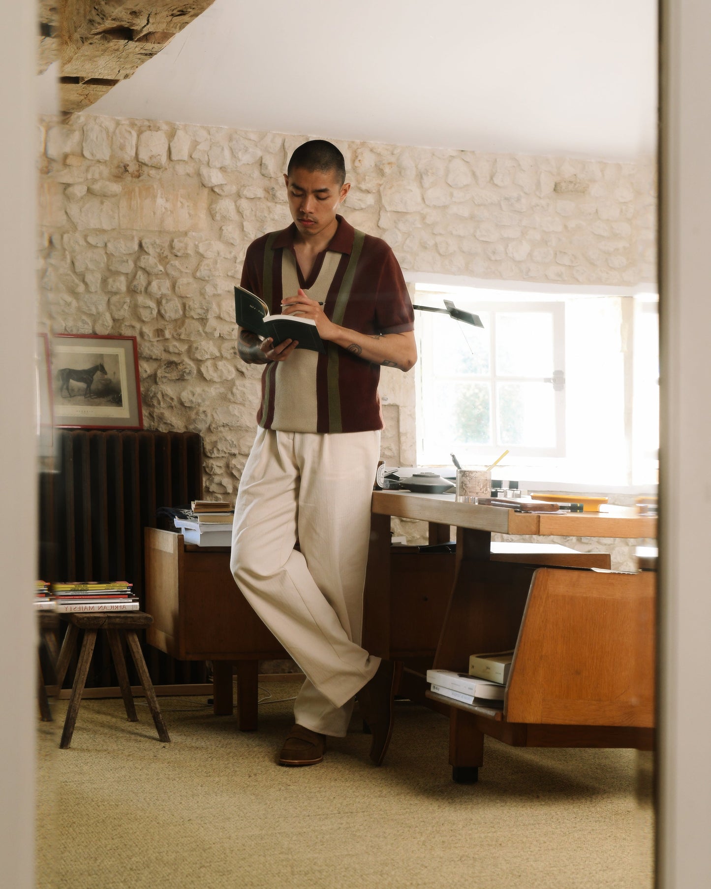 Pantalon Poetto écru
