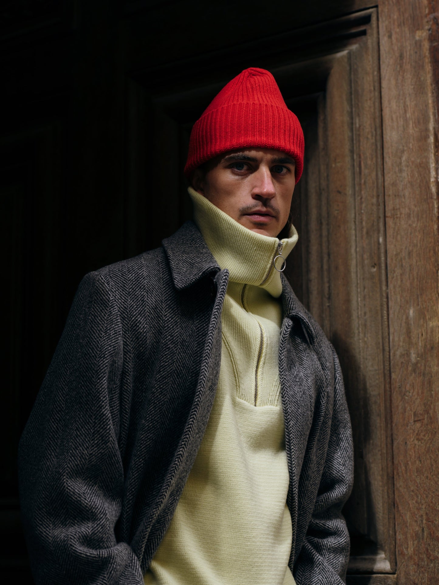 Bonnet Brighton rouge