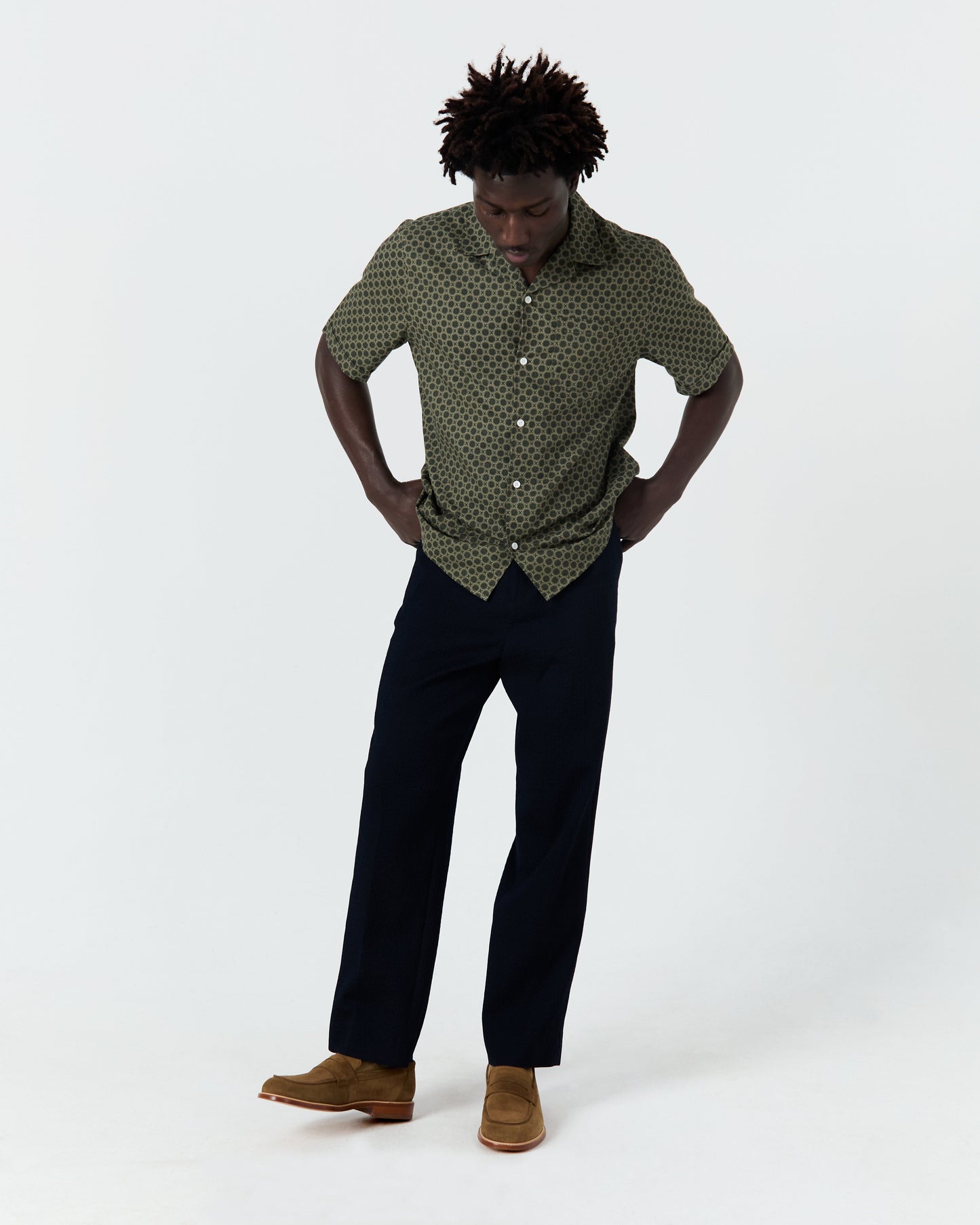 Chemise Bidart kaki