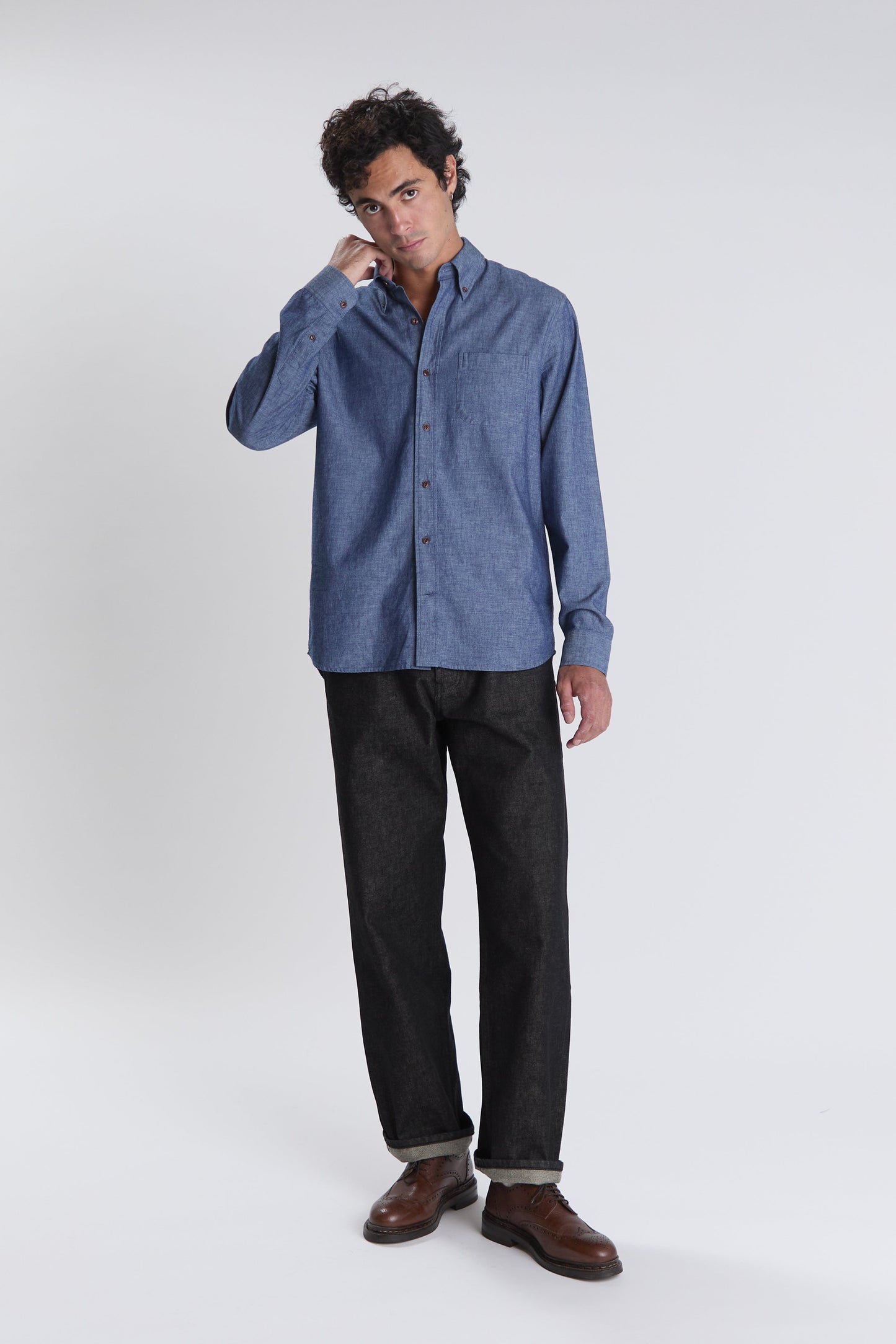 Chemise Calvi indigo