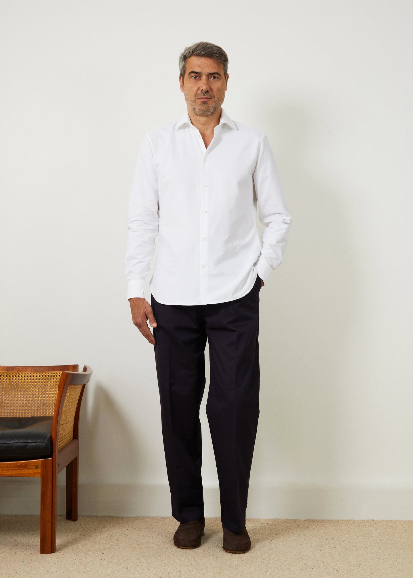 Chemise Volpaia blanche oxford