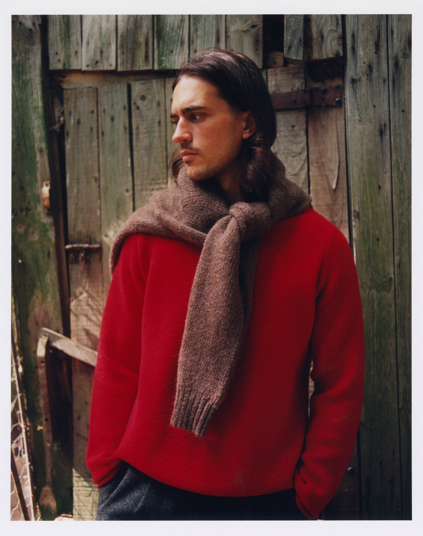 Pull Trevise rouge