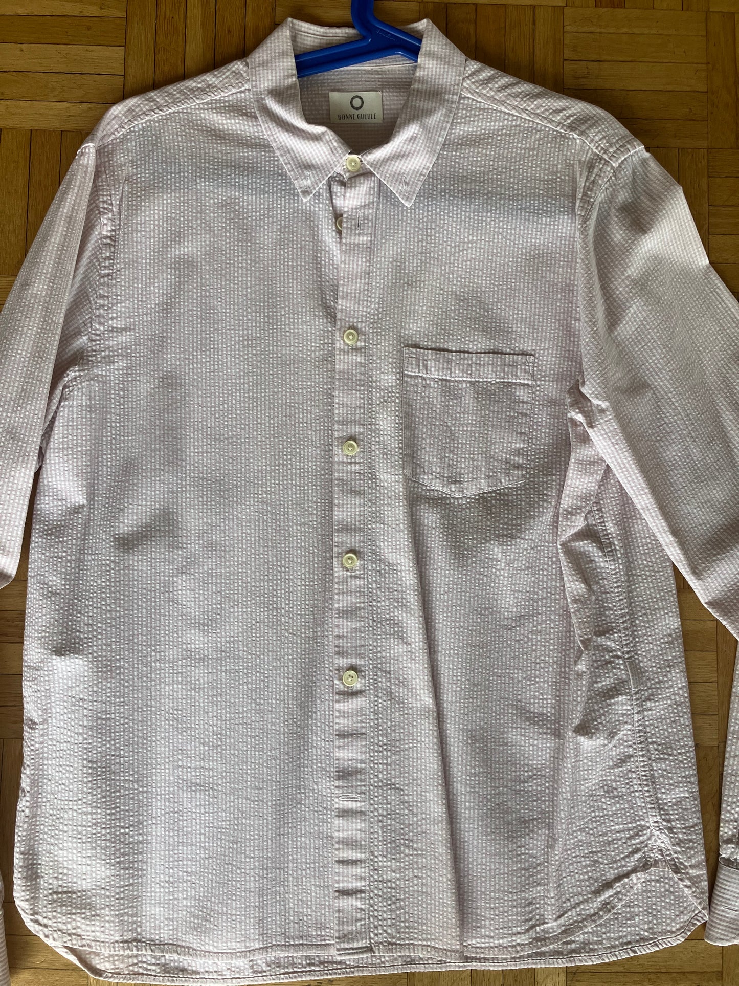 Chemise seersucker Emanuel Lang