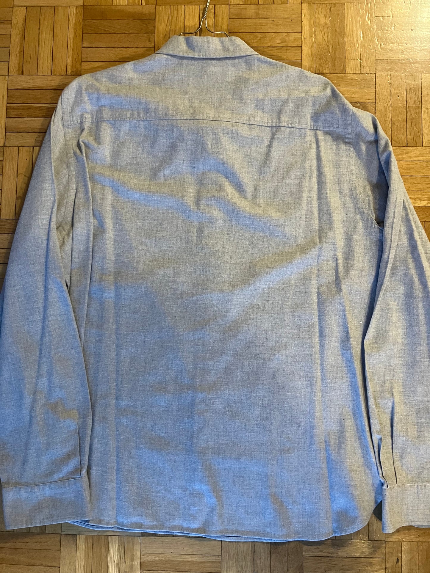 Chemise flanelle grise italienne