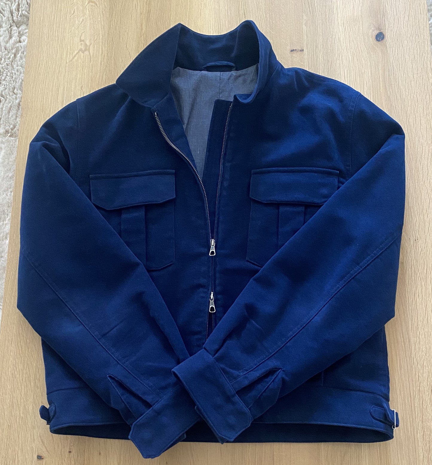 Blouson Spencer bleu
