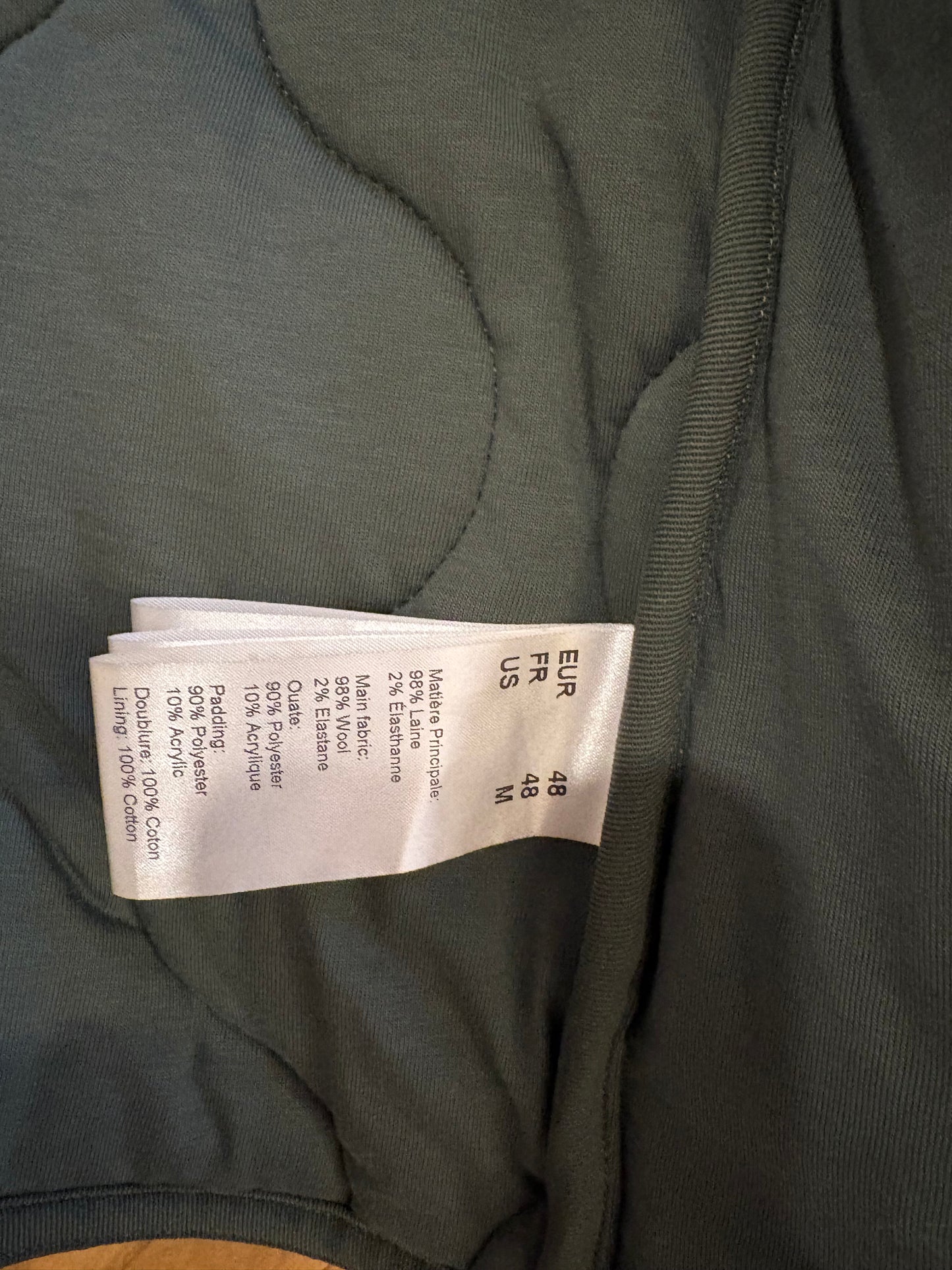 Veste Oropa vert