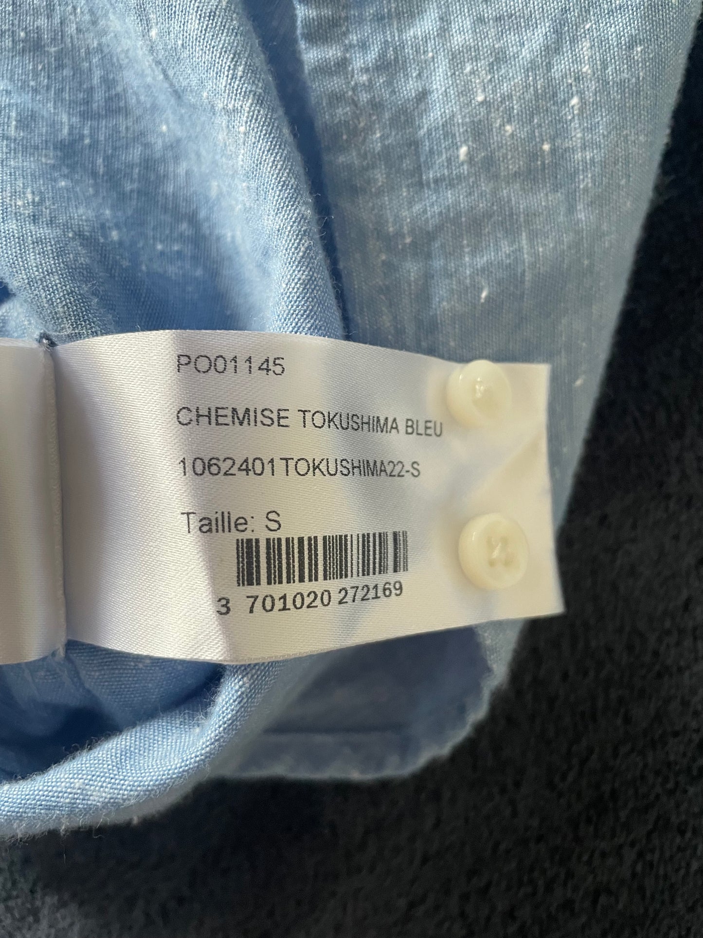 Chemise Tokushima bleu