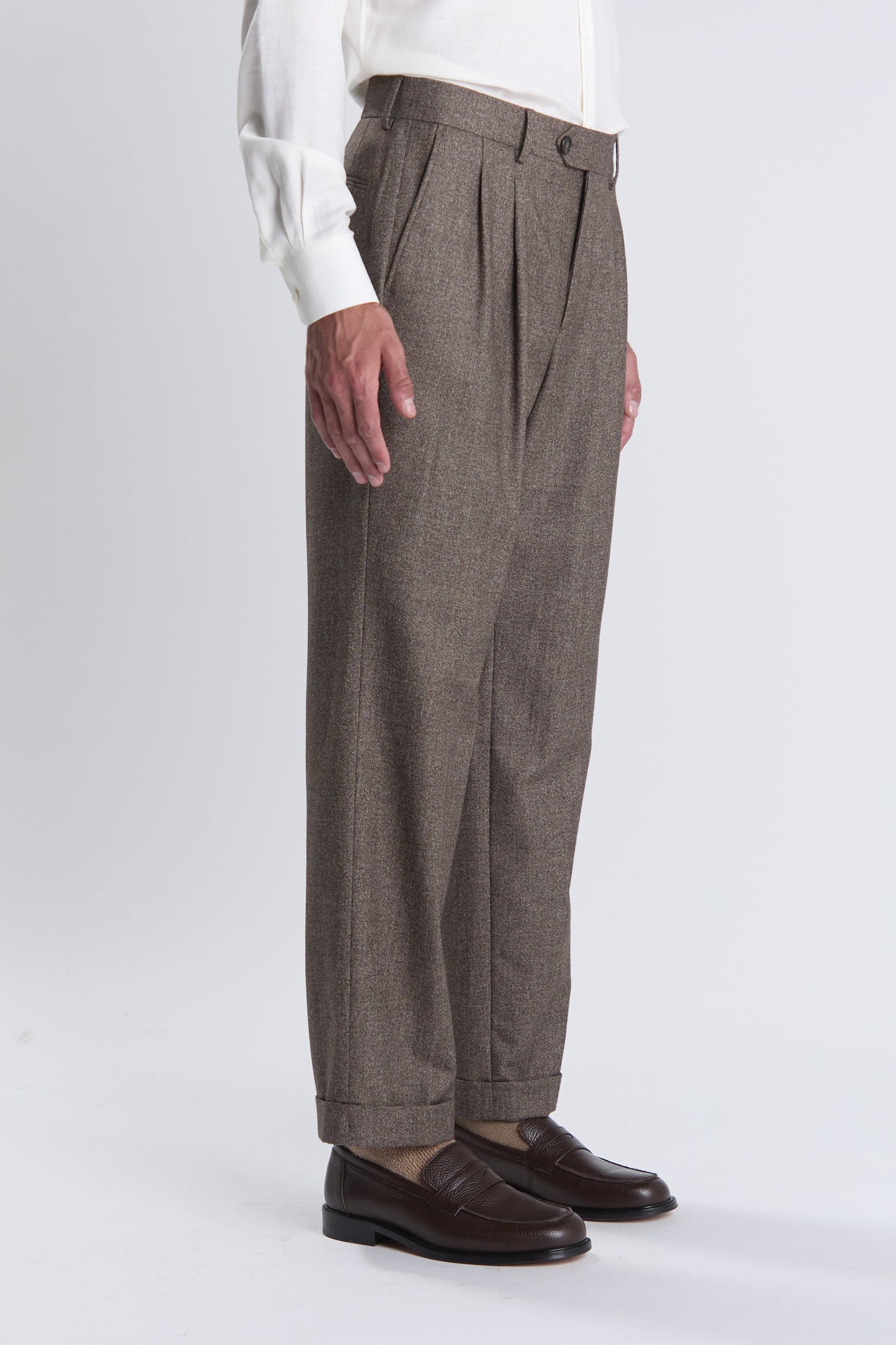 Pantalon Bergame taupe