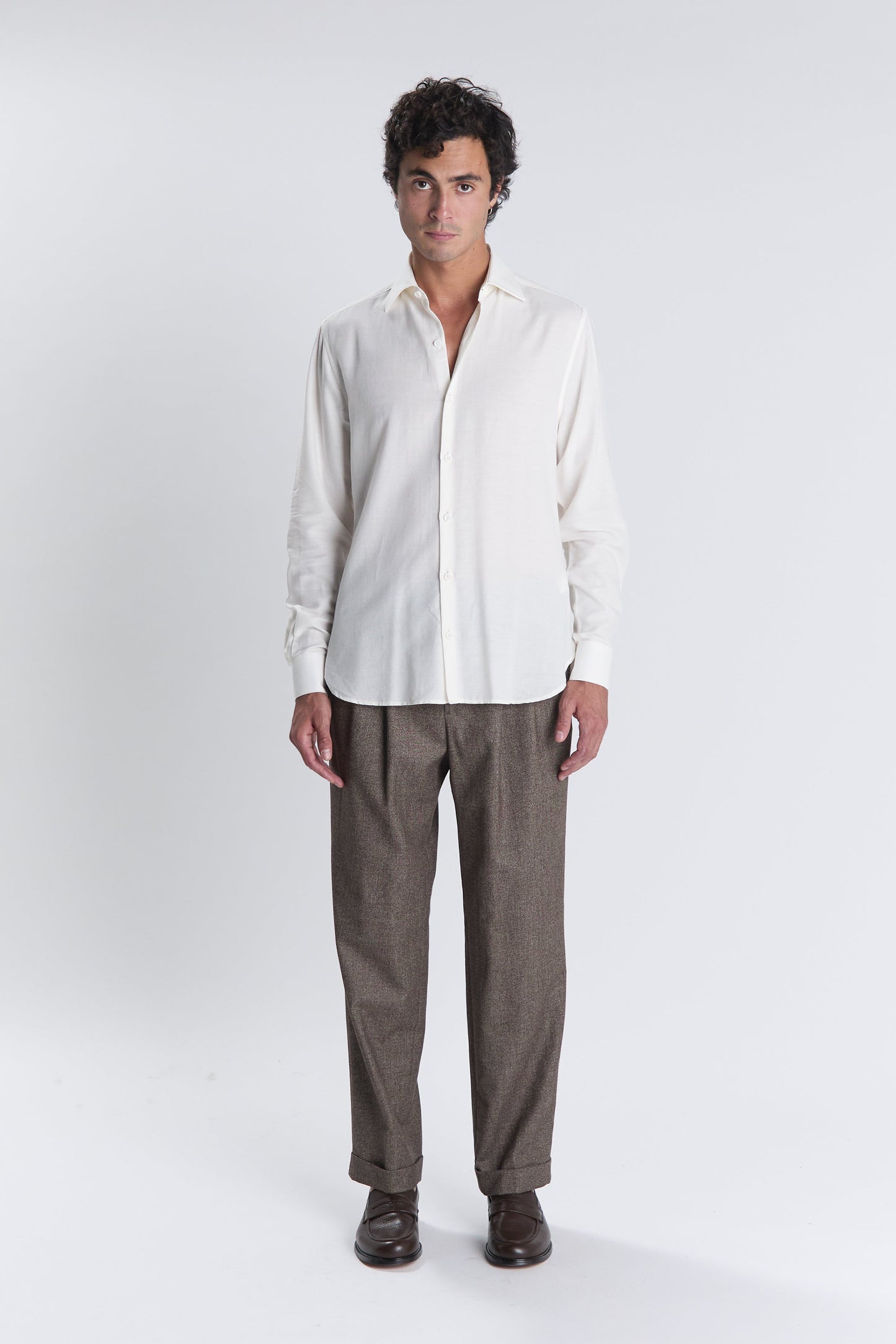 Pantalon Bergame taupe