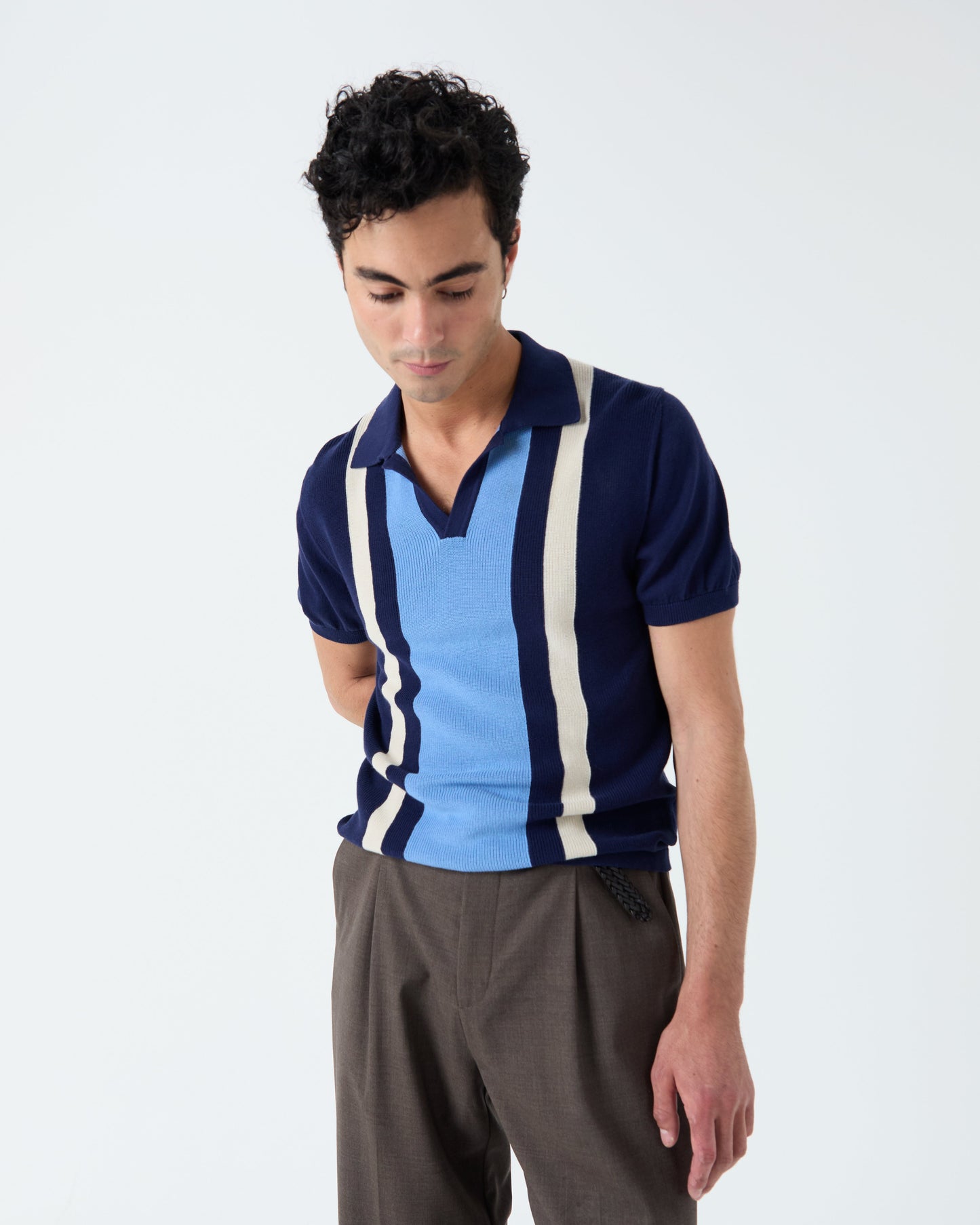 Polo Numana marine à rayures