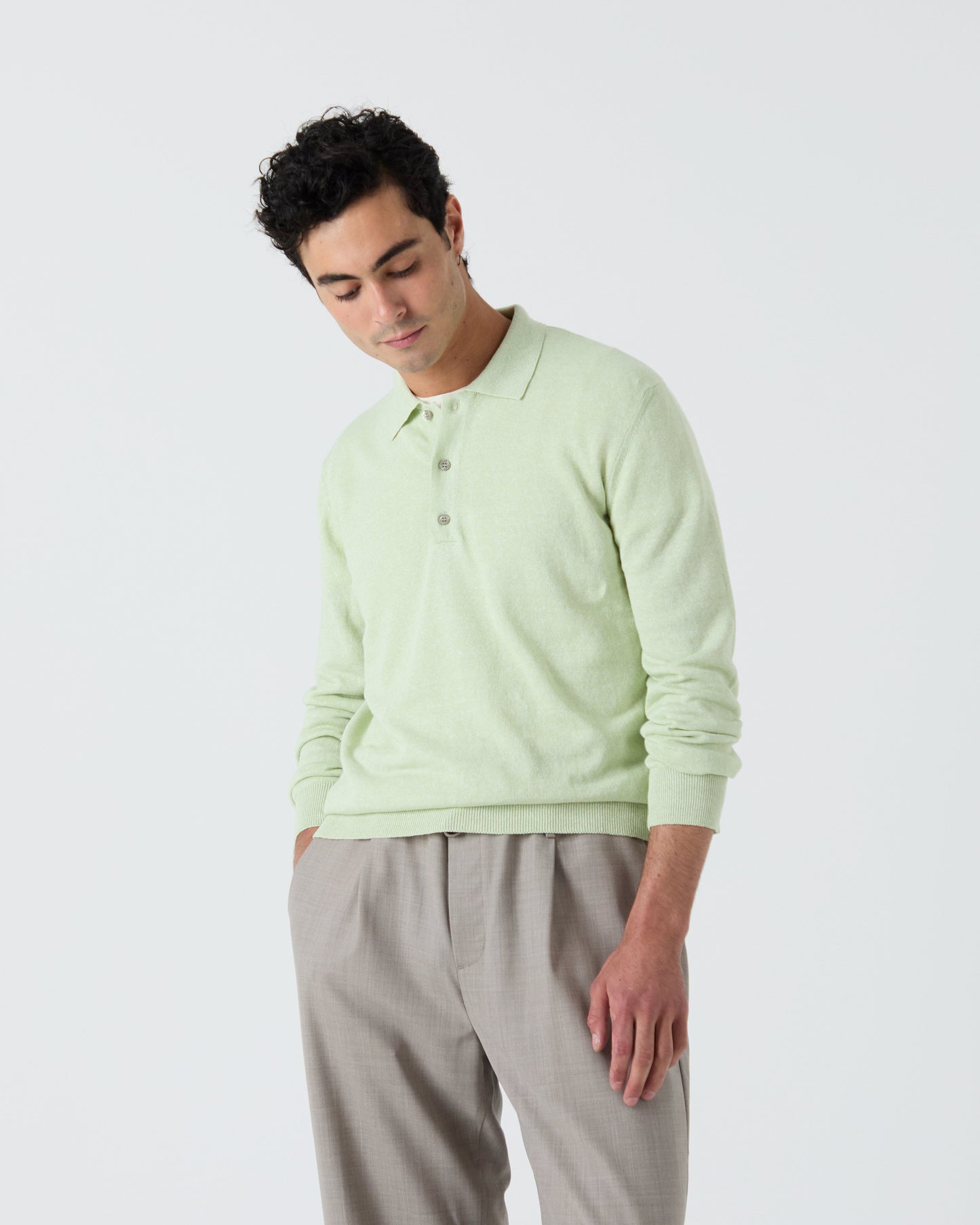 Pull Padova vert pastel