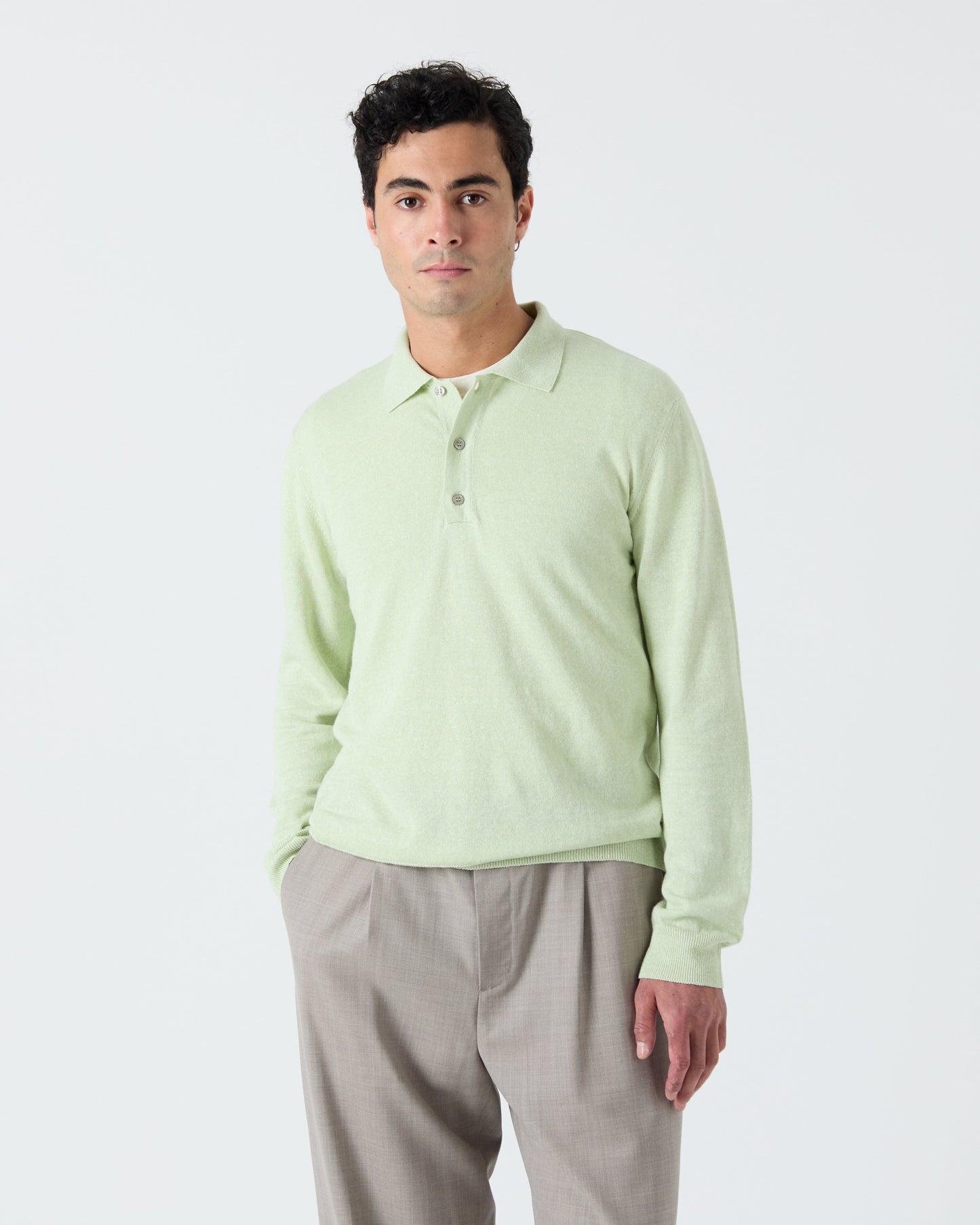 Pull Padova vert pastel