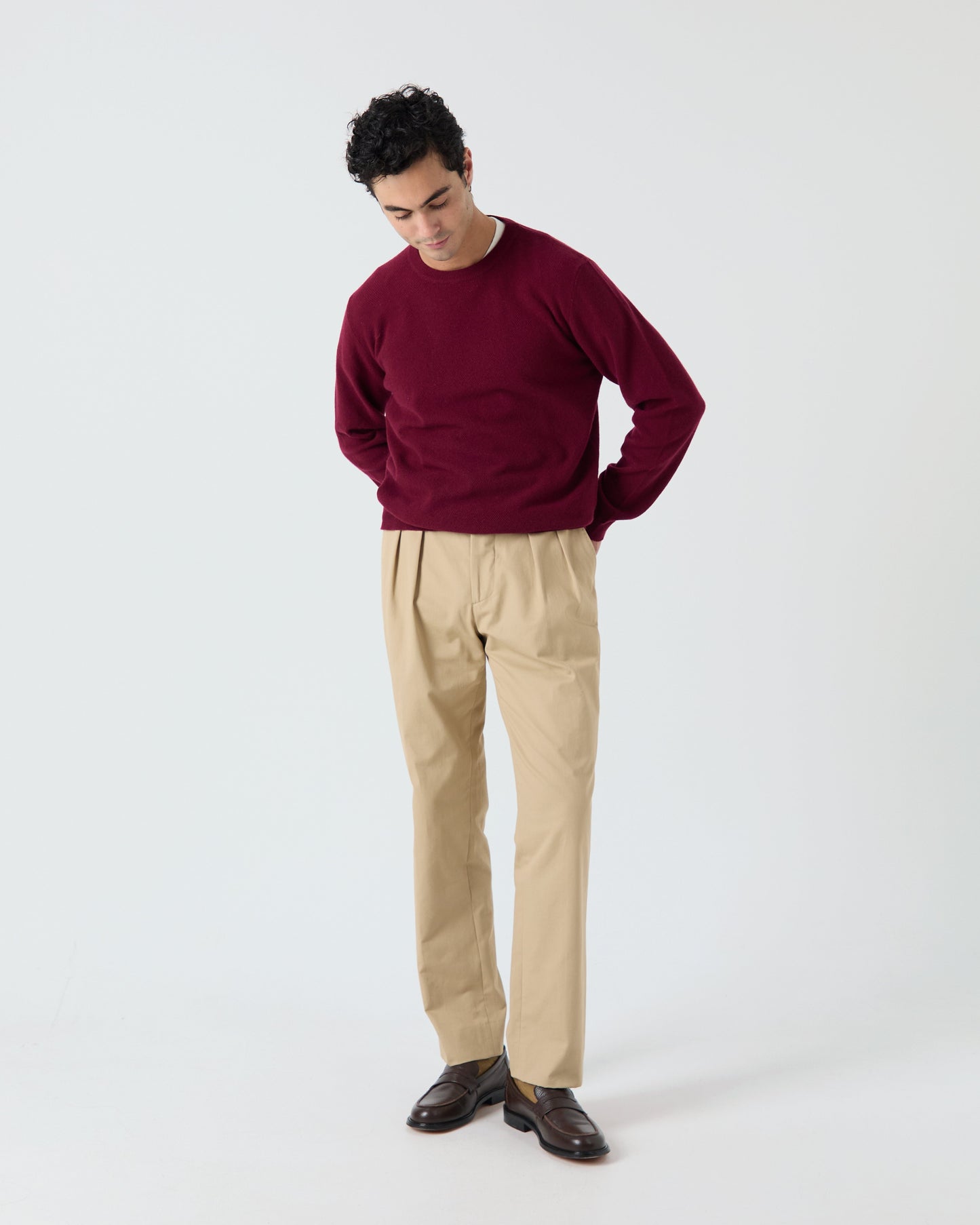 Pull Veneto bordeaux