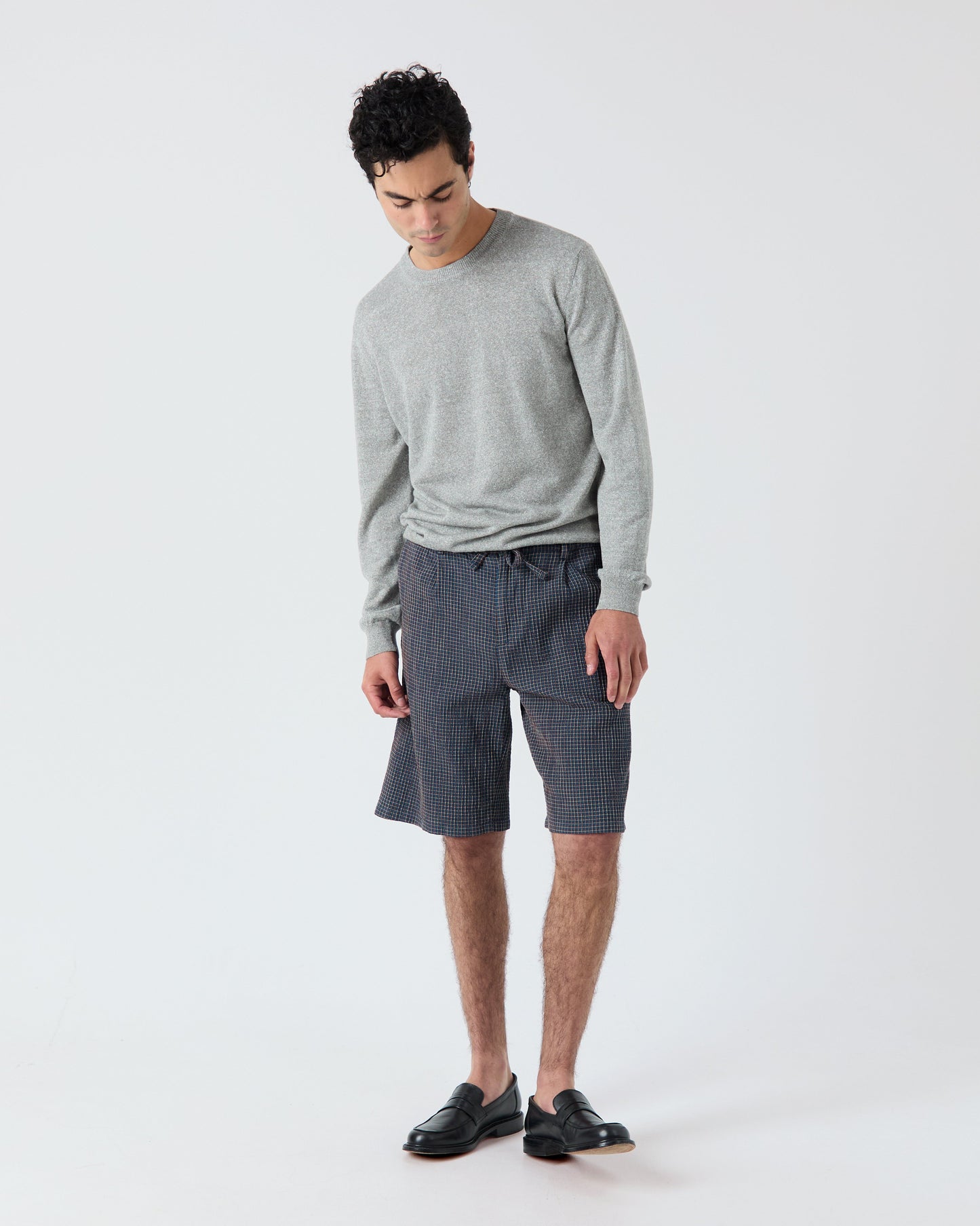 Pull Veneto gris chiné