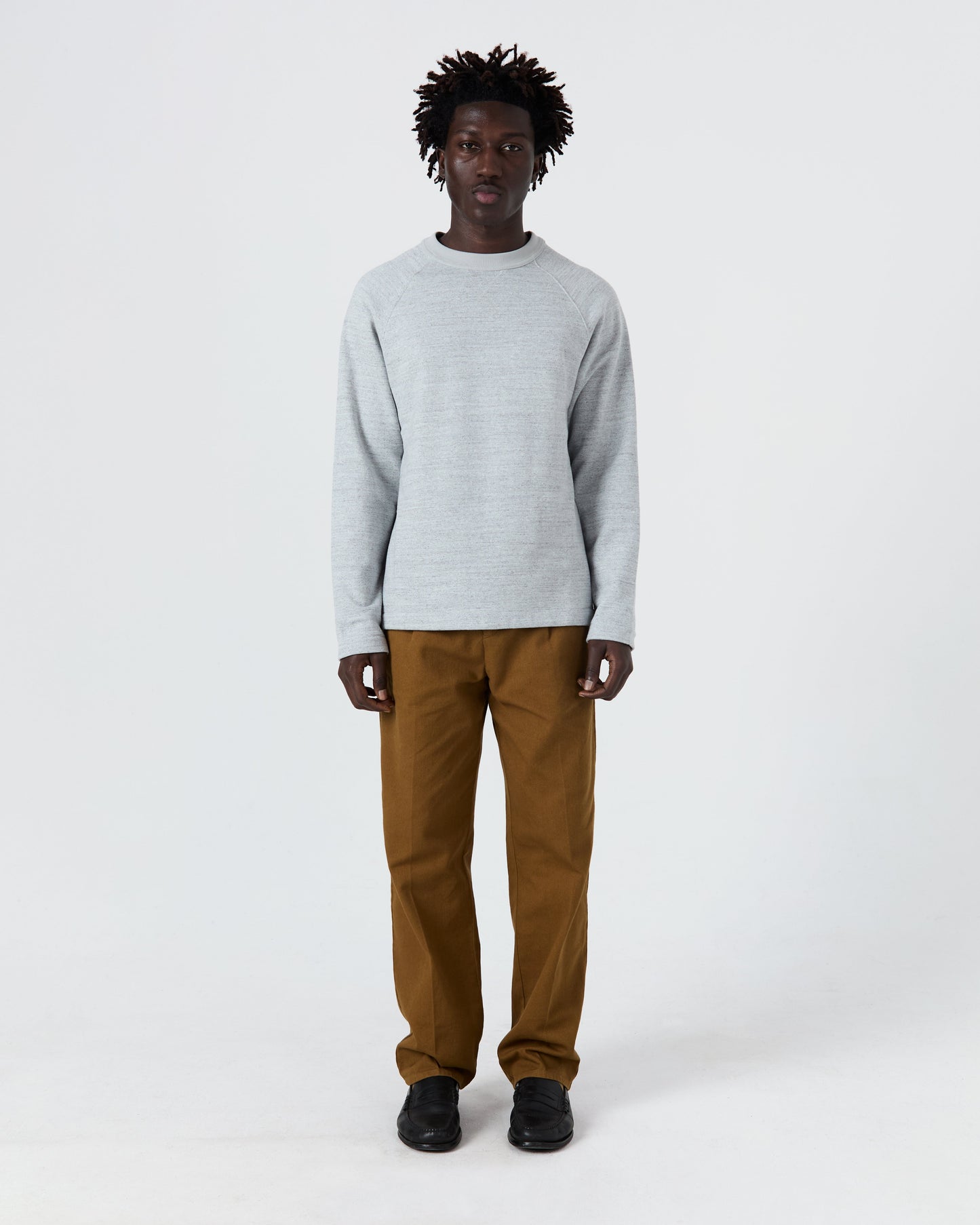 Sweatshirt Lowell gris chiné