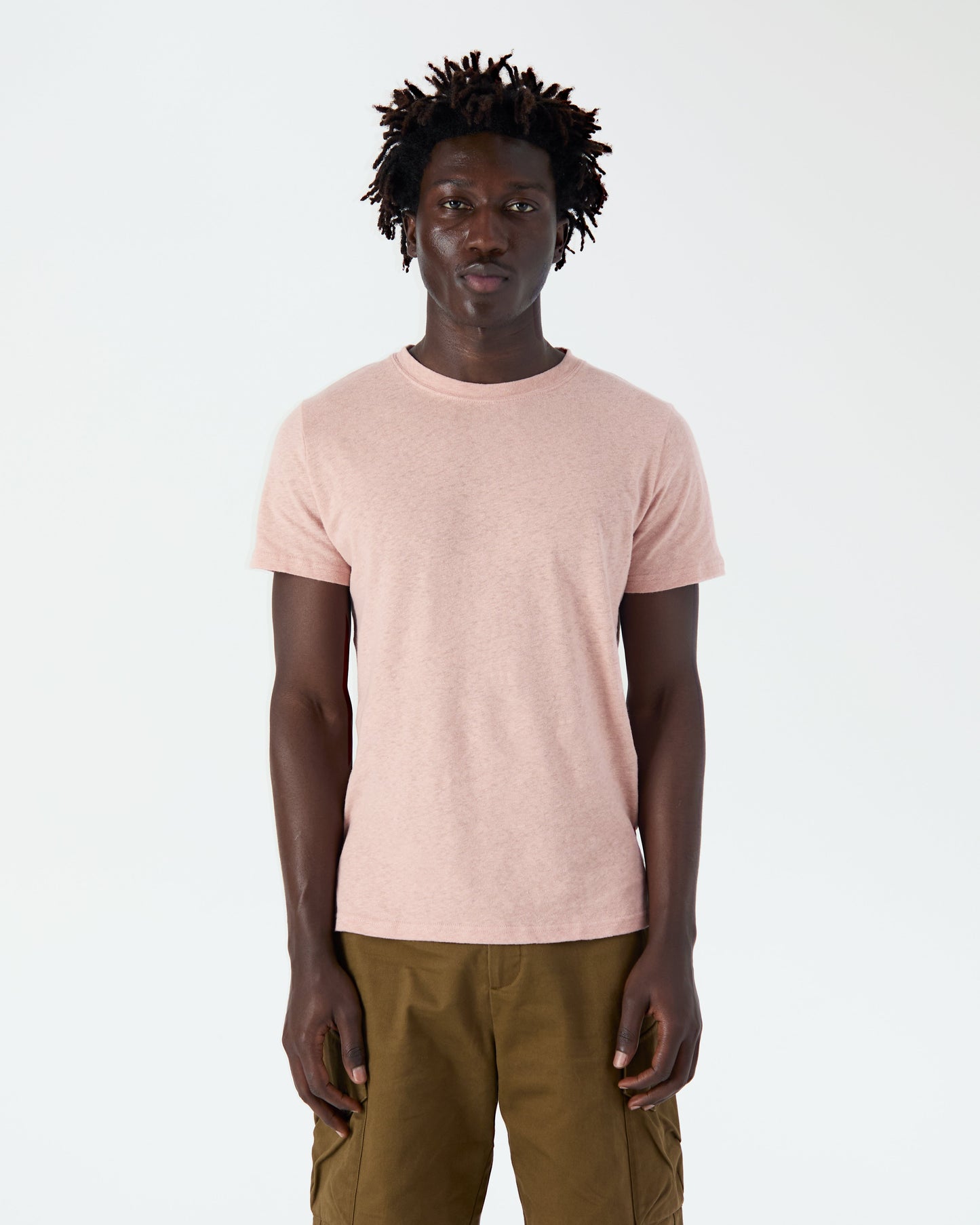 T-shirt Miami rose pâle