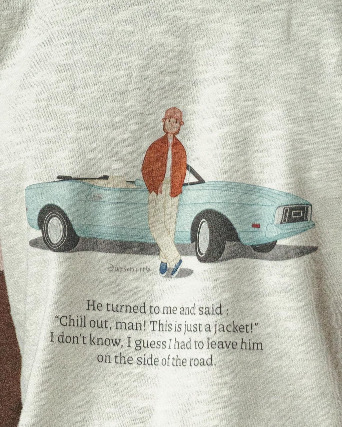 T-shirt illustration Sedona blanc