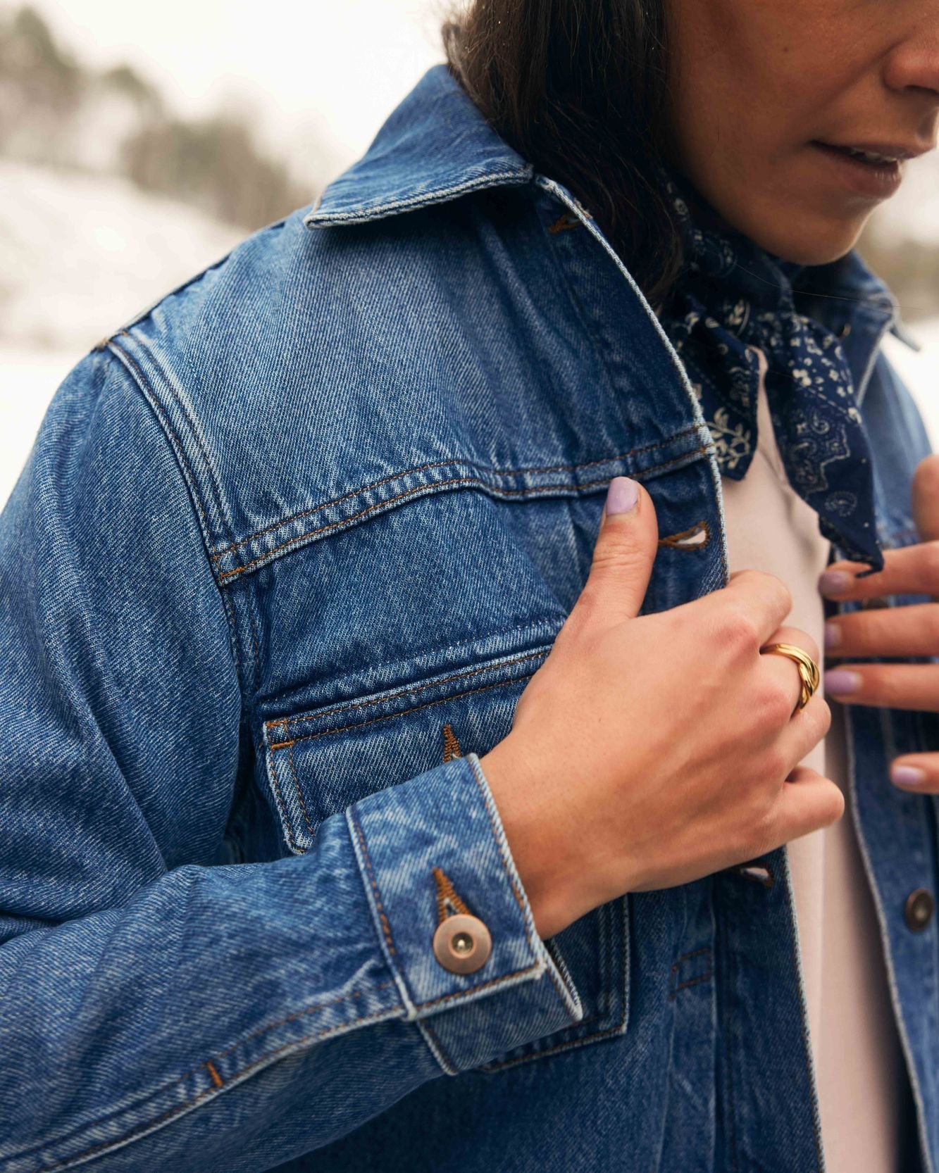 Veste Ardea indigo
