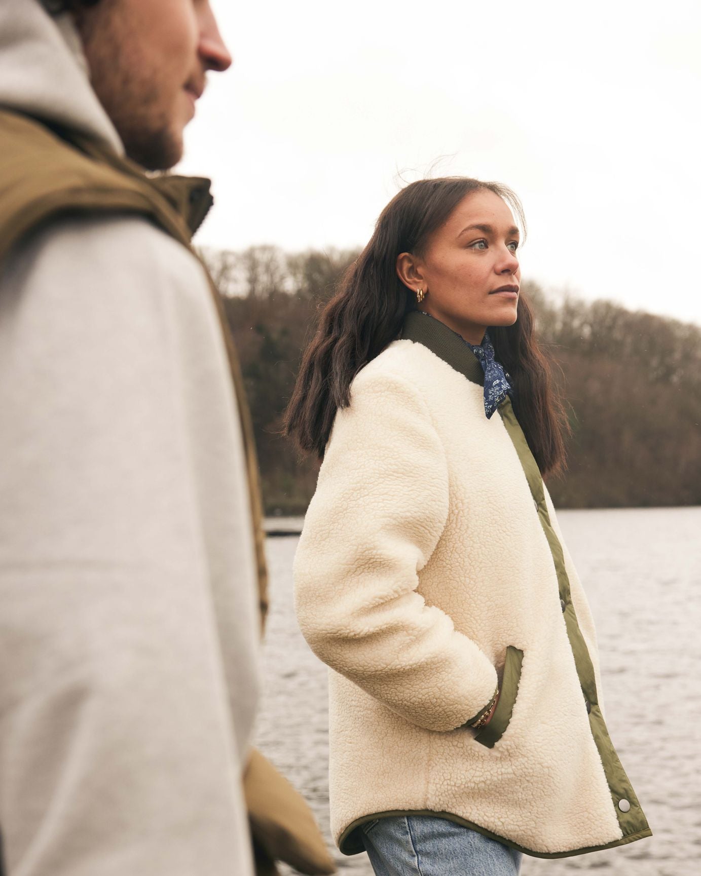 Veste réversible Hikone kaki