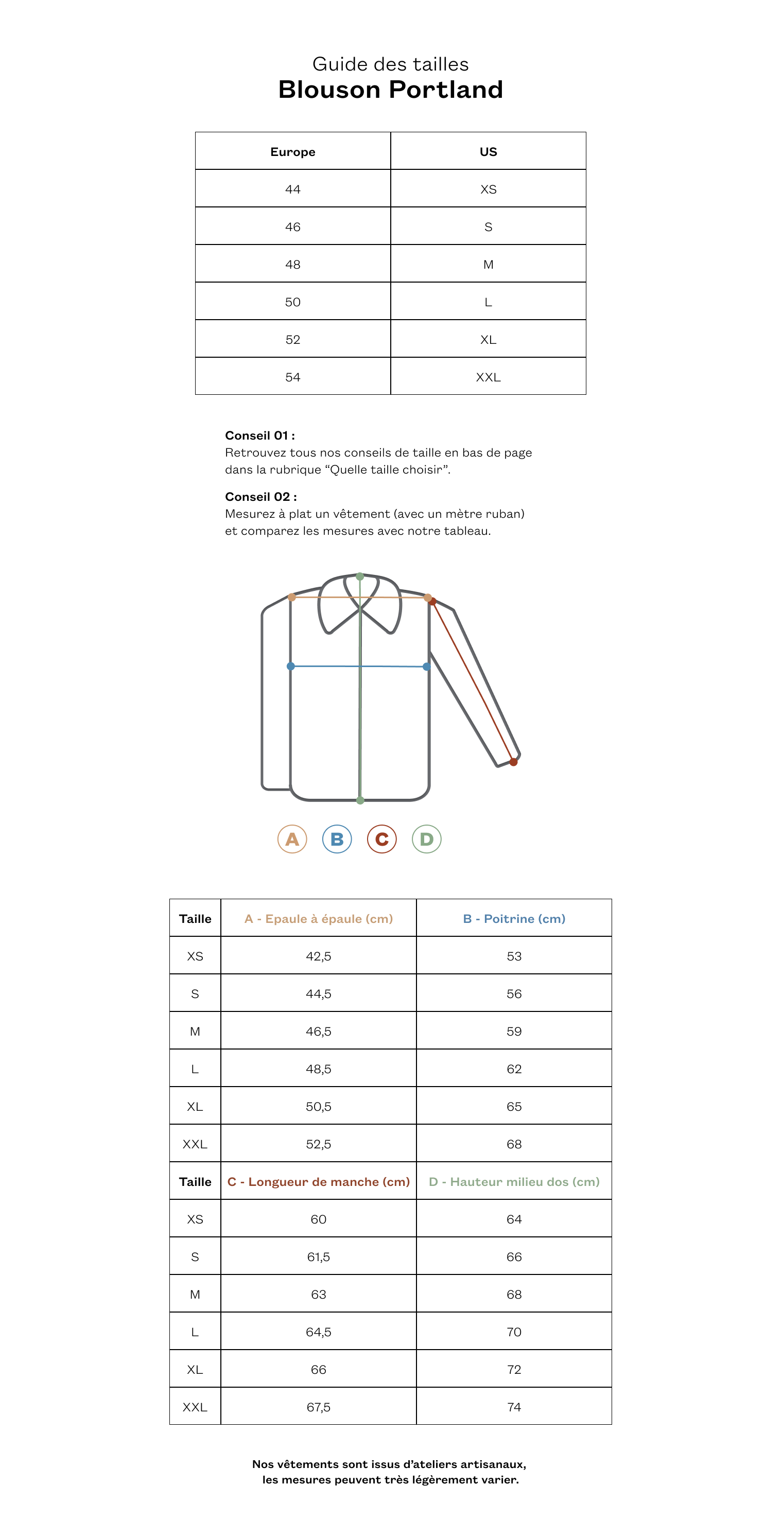 Blouson Portland beige