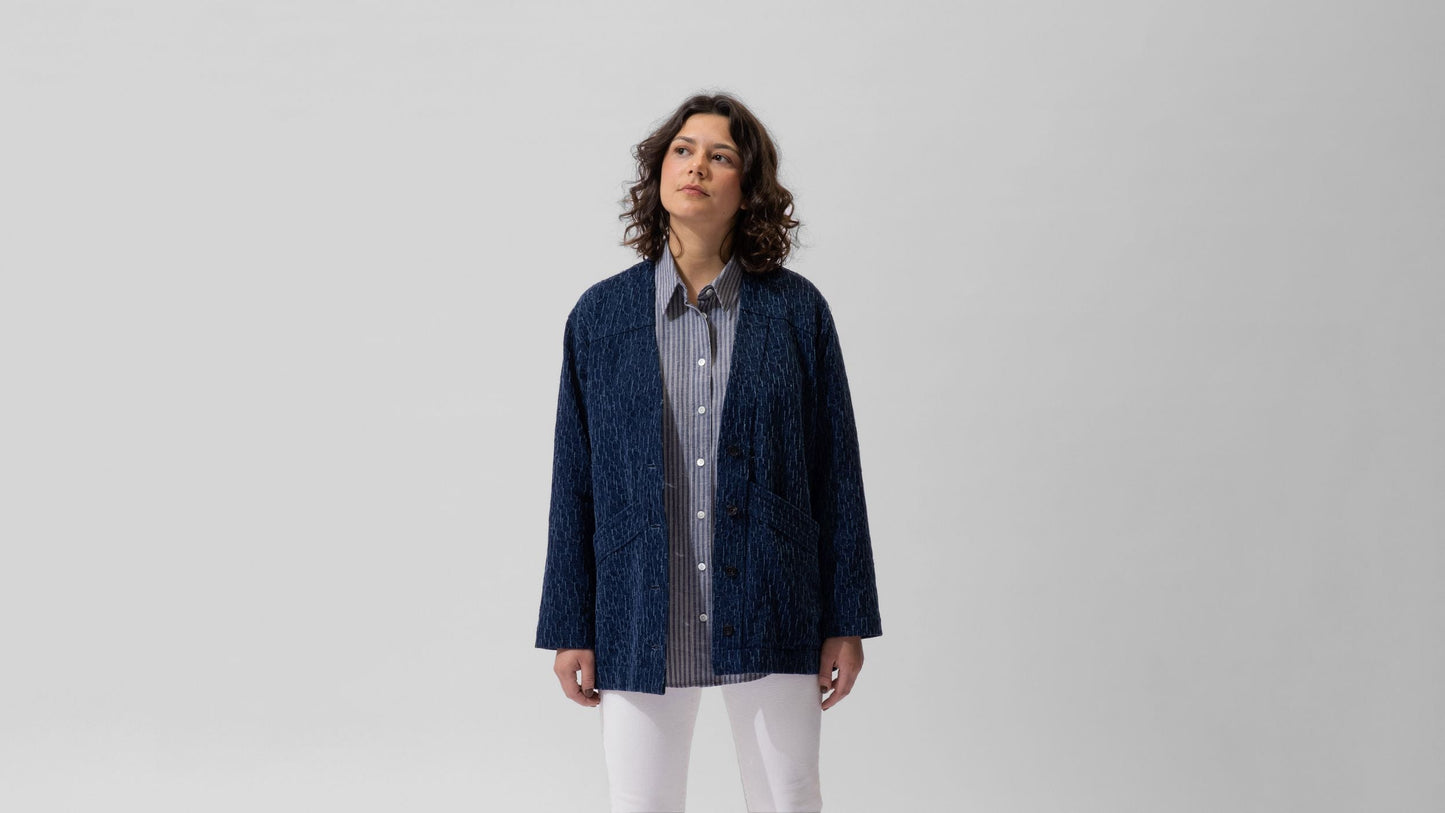 Veste Elvas indigo