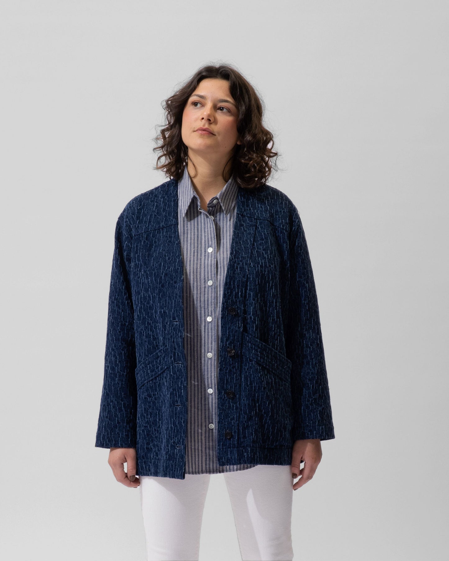 Chemise Susaki indigo