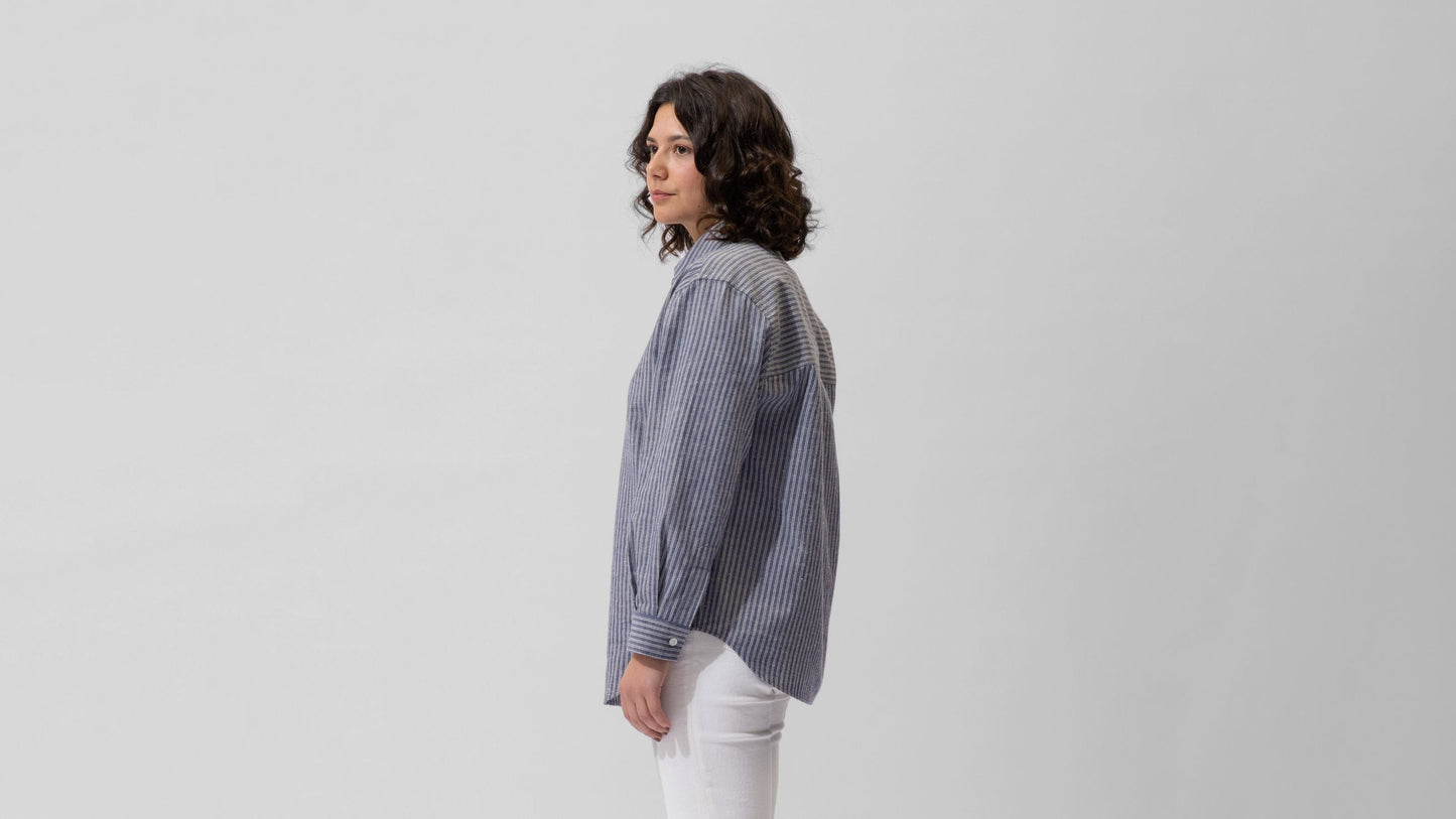 Chemise Susaki indigo