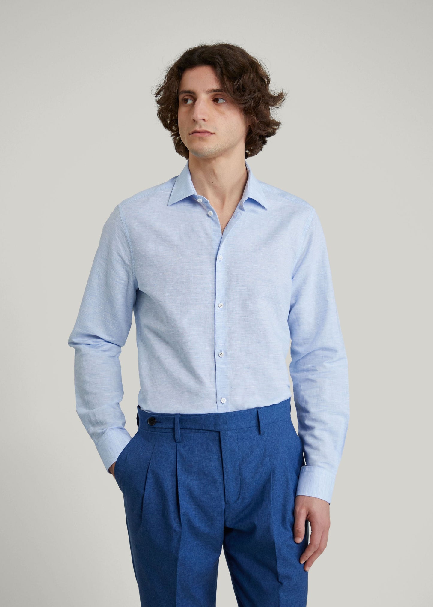 Chemise Volpaia bleu ciel
