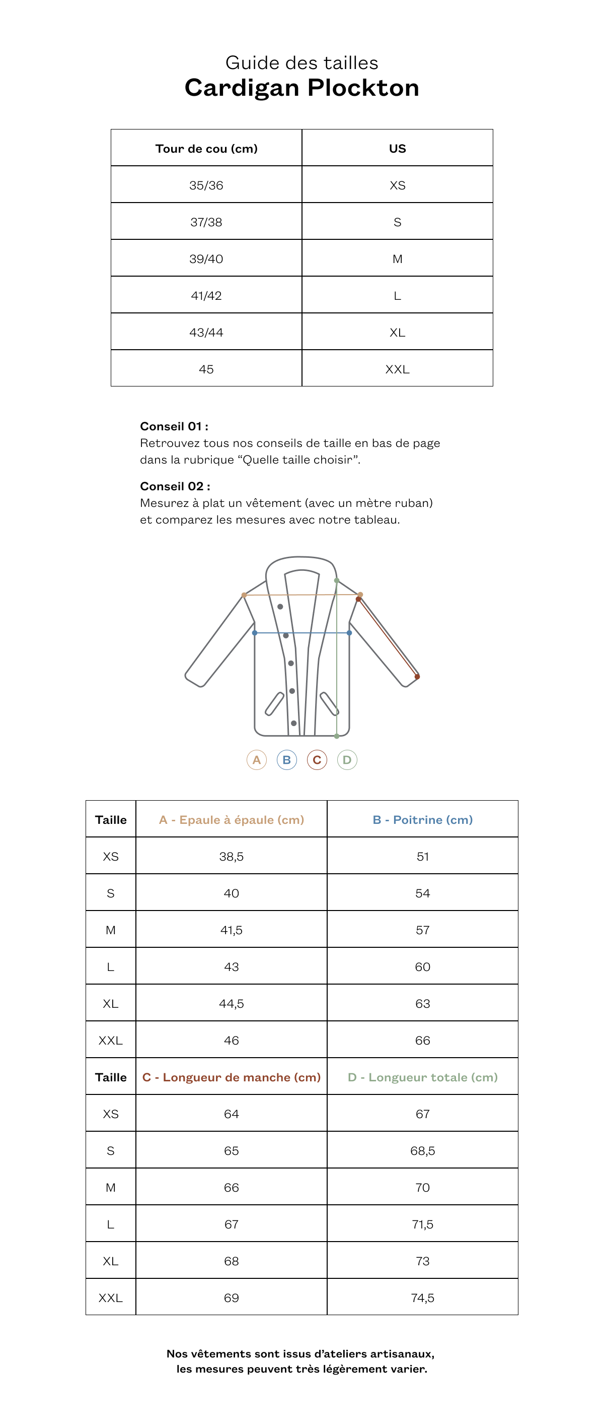 Cardigan Plockton beige