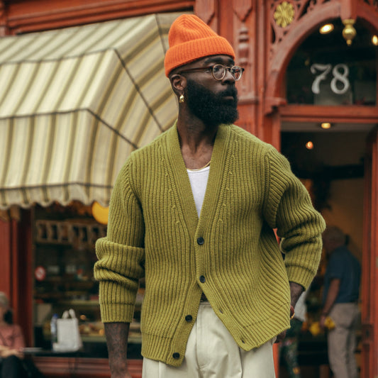 Cardigan Vicenza lichen