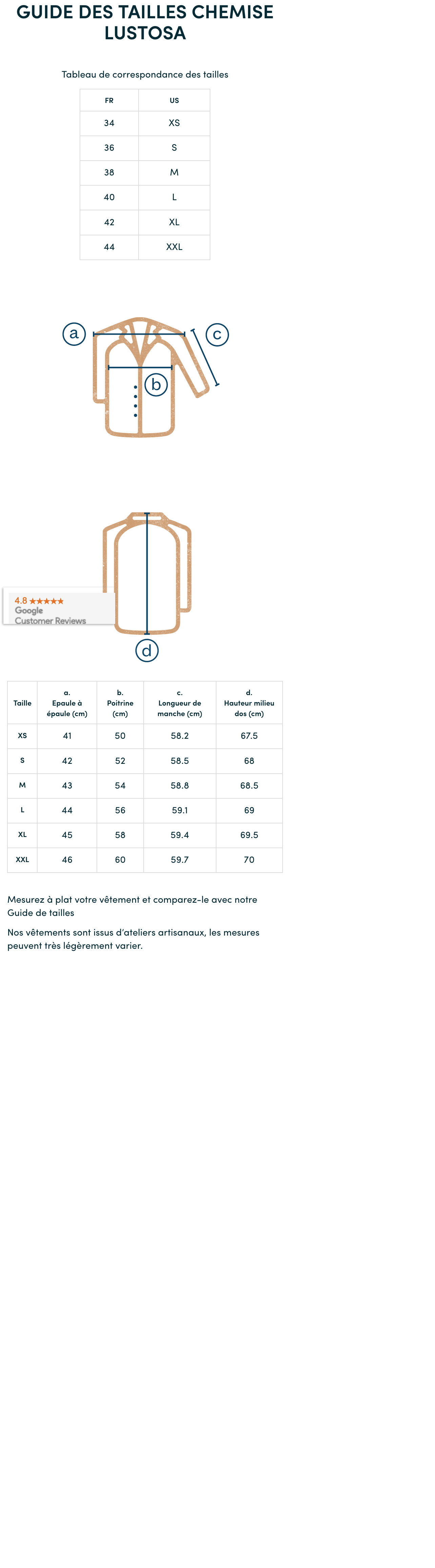 Chemise Lustosa blanche