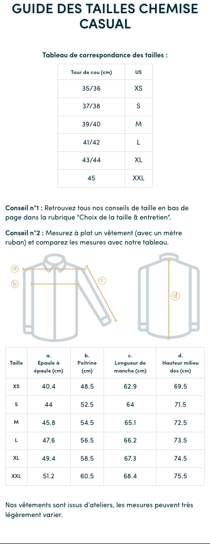 Chemise Maruwa indigo