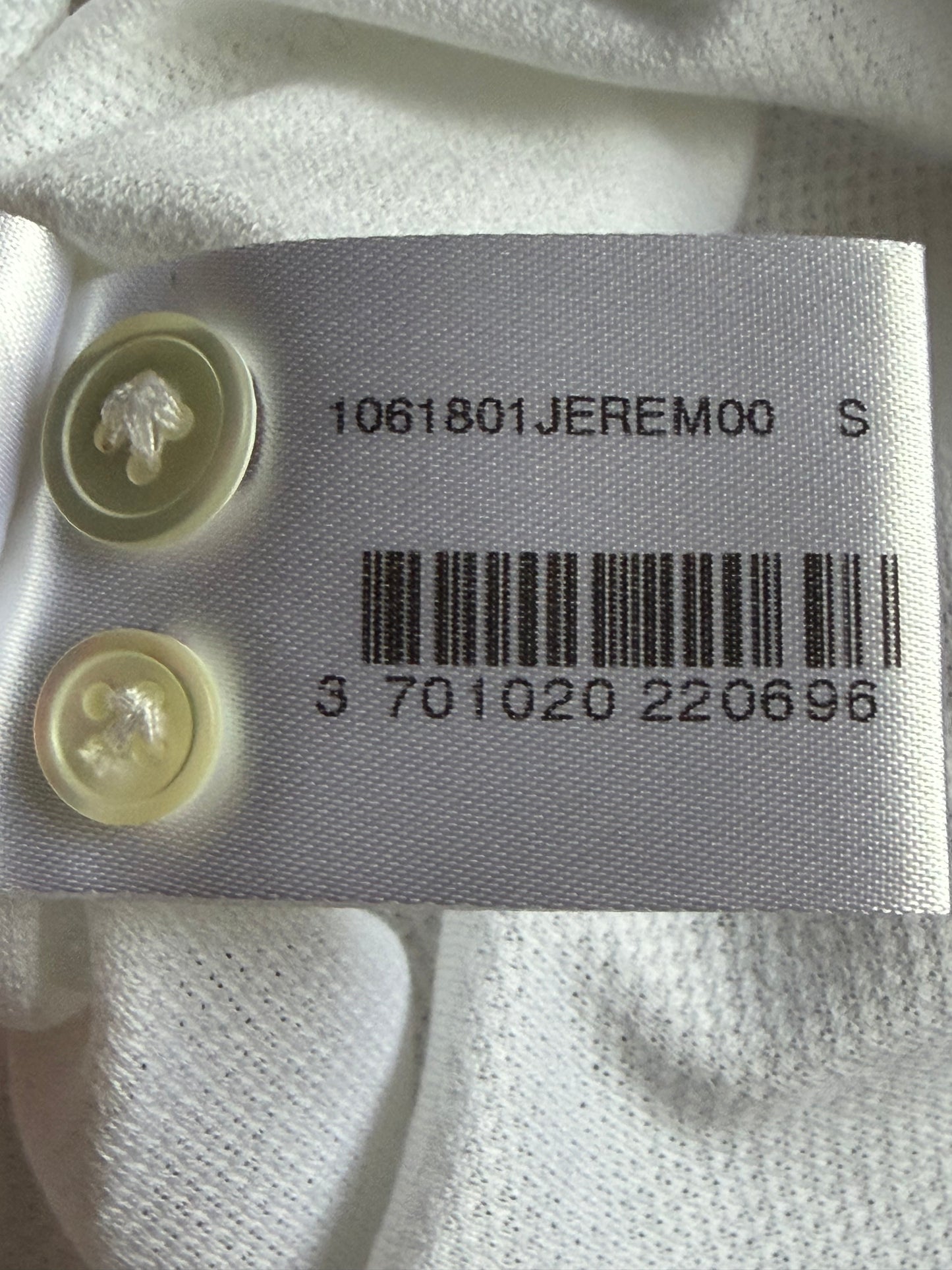 Chemise Jersey Blanche - Taille : S