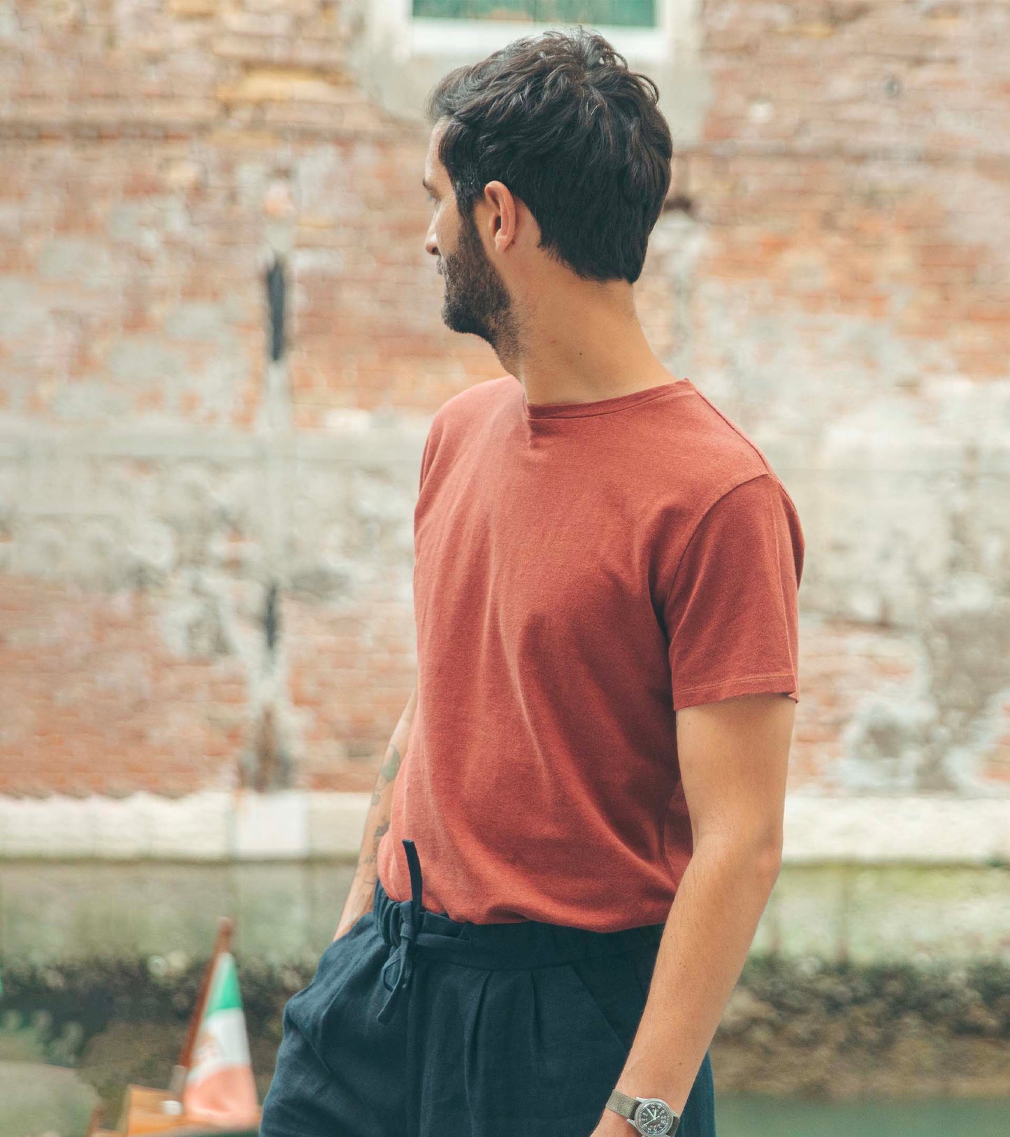 T-shirt Cuba terracotta