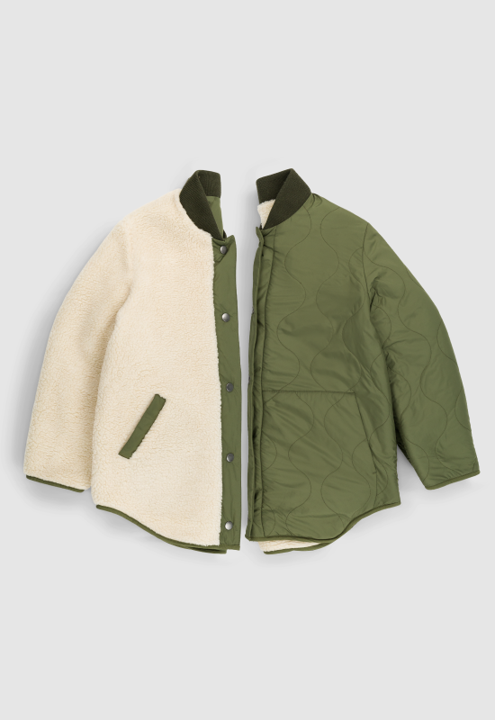 Veste réversible Hikone kaki